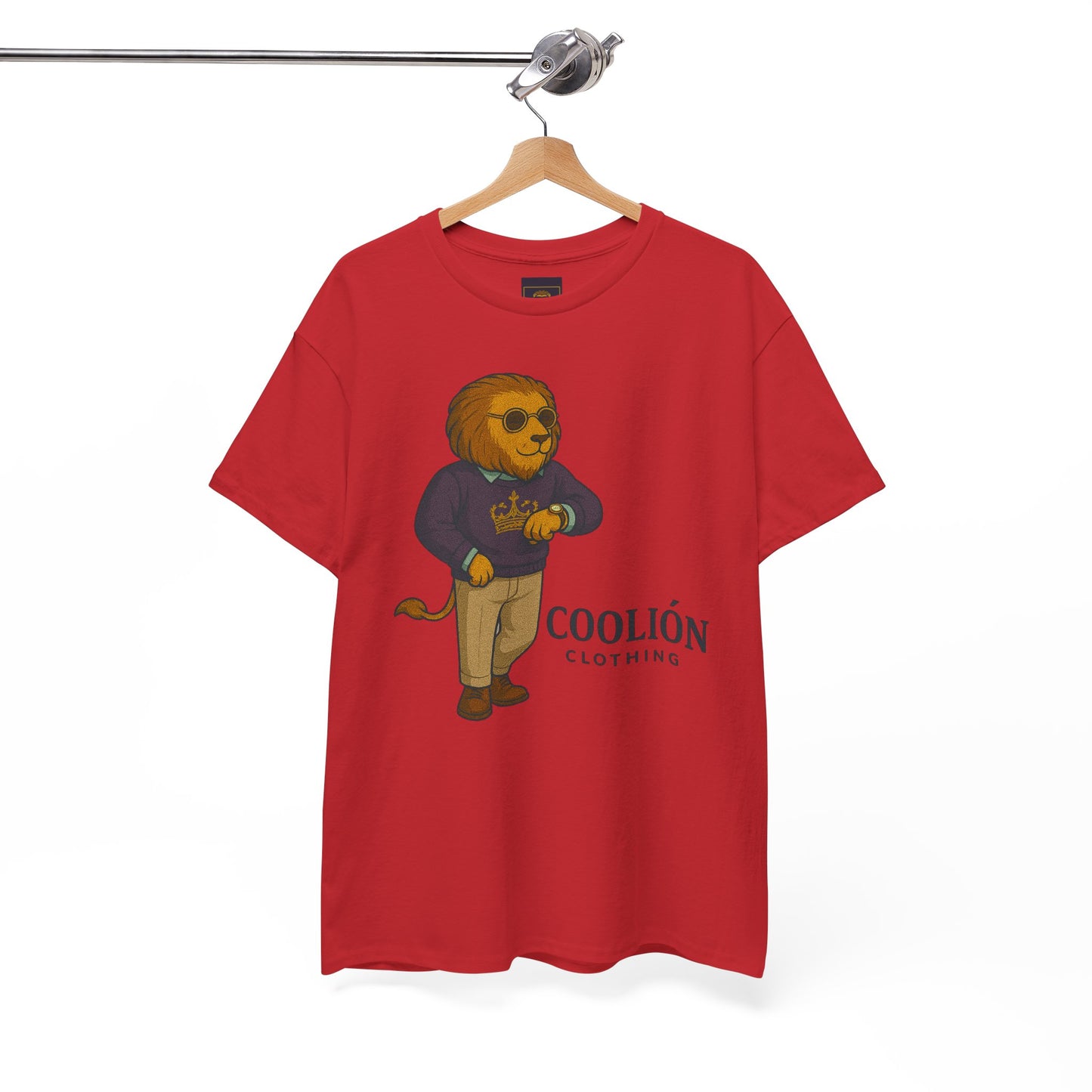 Coolión Clothing Time is Money Graphic Tee for Unisex, Casual Wear, Gift for Lion Lovers, Summer Outfit, Birthday Present, Streetwear Style