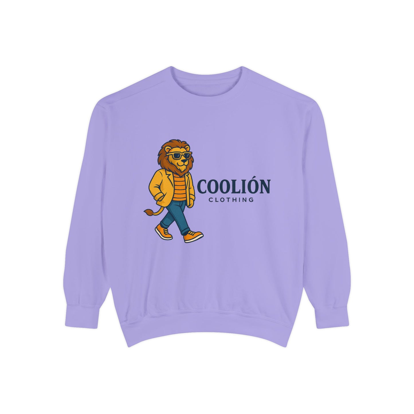 Chill Vibes Sweatshirt - Unisex Garment-Dyed, Casual Style, Perfect for Cozy Days, Gifts for Friends, Cool Streetwear