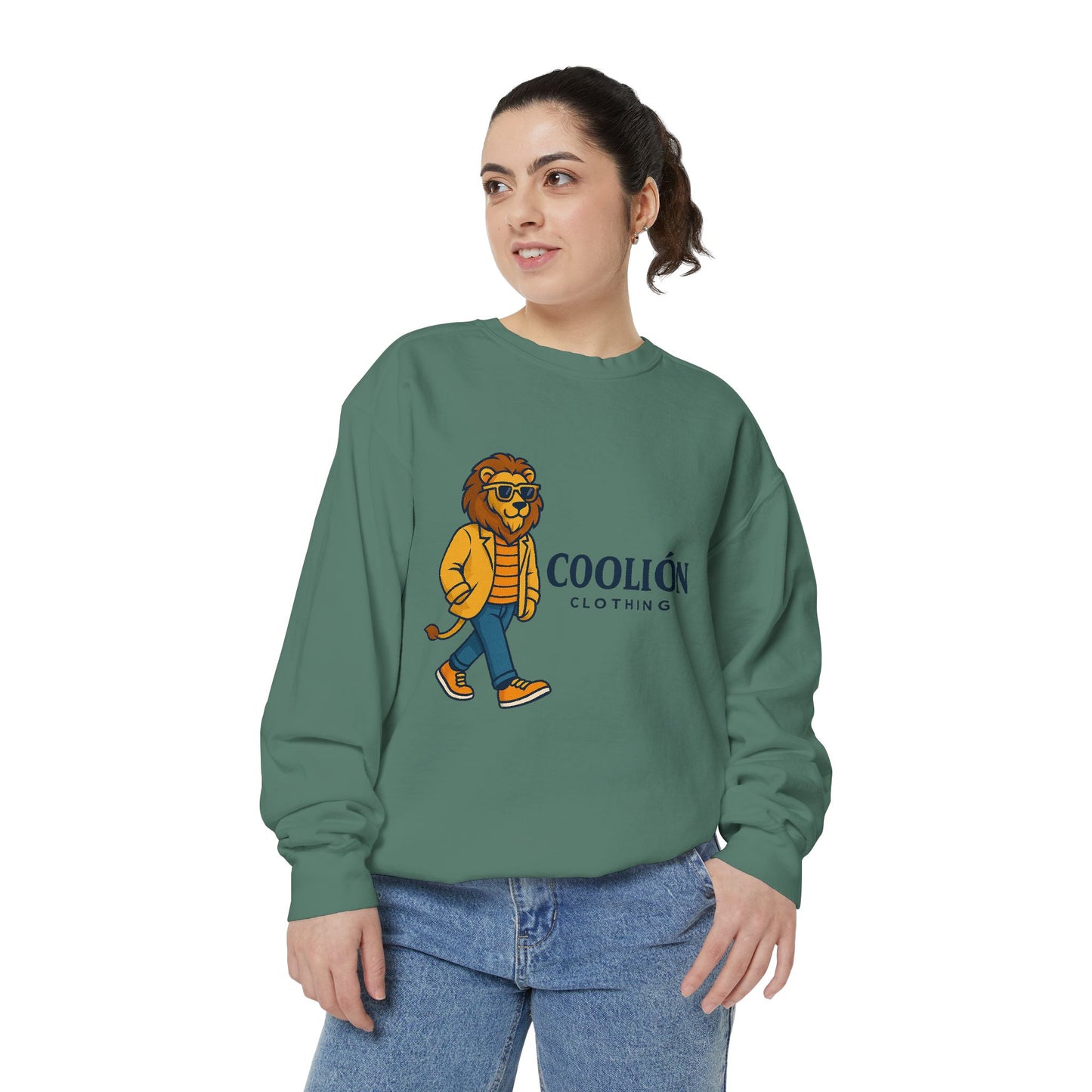 Chill Vibes Sweatshirt - Unisex Garment-Dyed, Casual Style, Perfect for Cozy Days, Gifts for Friends, Cool Streetwear