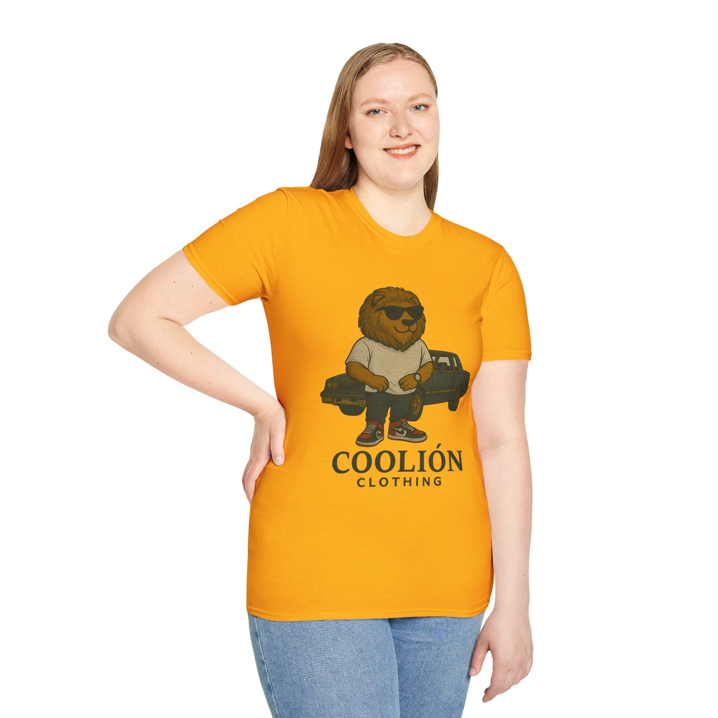 Cool Lion Unisex T-Shirt | Streetwear Fashion, Graphic Tee, Casual Wear, Gift for Him, Trendy Apparel