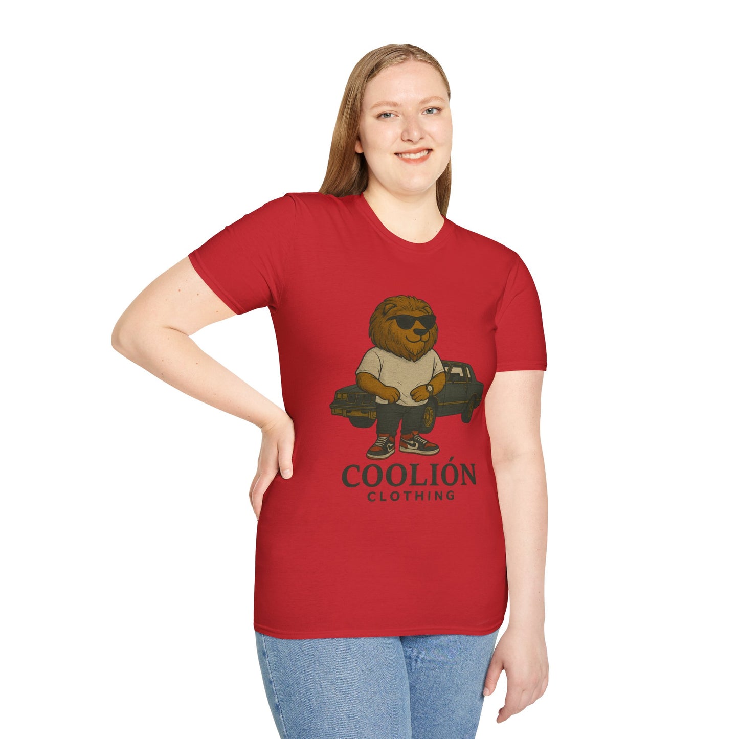 Cool Lion Unisex T-Shirt | Streetwear Fashion, Graphic Tee, Casual Wear, Gift for Him, Trendy Apparel