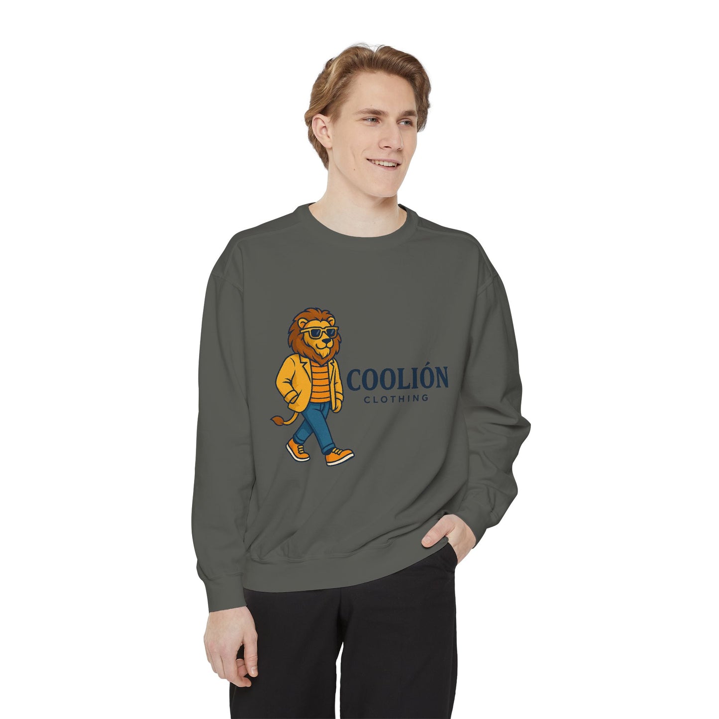 Chill Vibes Sweatshirt - Unisex Garment-Dyed, Casual Style, Perfect for Cozy Days, Gifts for Friends, Cool Streetwear