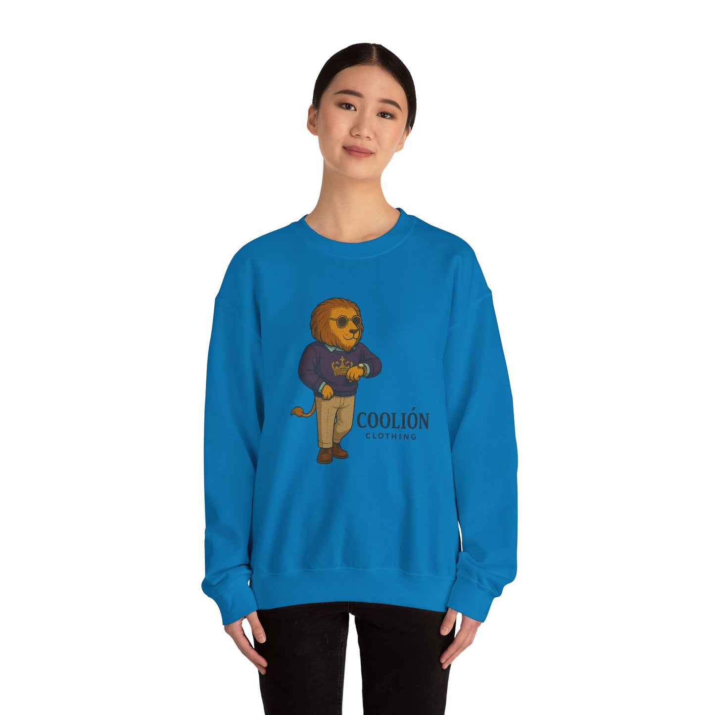 Coolión Clothing Time is Money Crewneck Sweatshirt | Unisex Fashion | Cozy Gift for Animal Lovers | Casual Wear | Streetwear Inspired