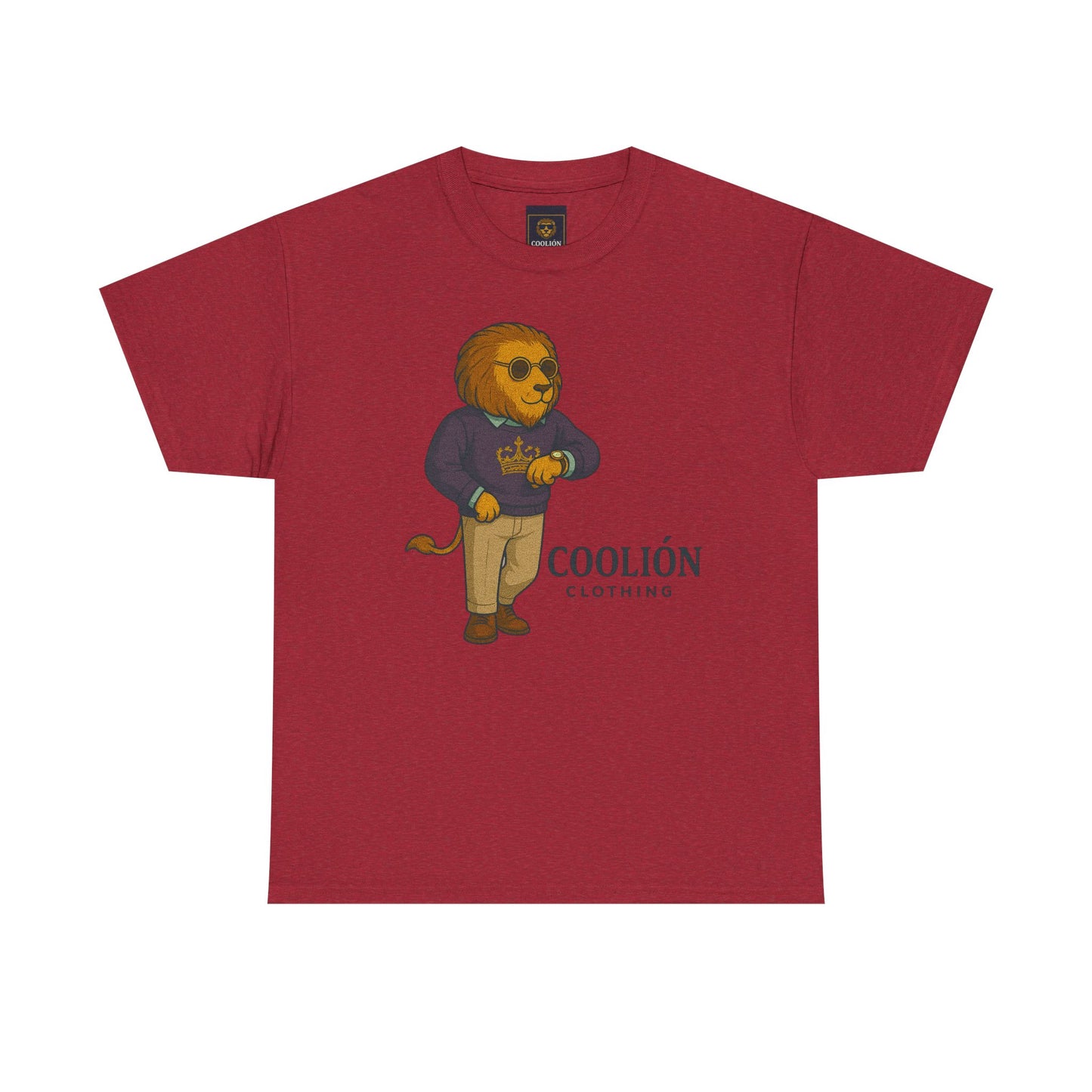Coolión Clothing Time is Money Graphic Tee for Unisex, Casual Wear, Gift for Lion Lovers, Summer Outfit, Birthday Present, Streetwear Style