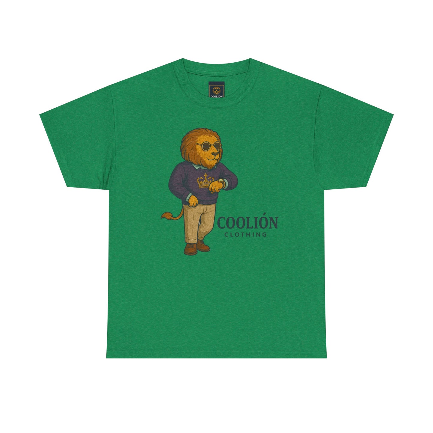 Coolión Clothing Time is Money Graphic Tee for Unisex, Casual Wear, Gift for Lion Lovers, Summer Outfit, Birthday Present, Streetwear Style