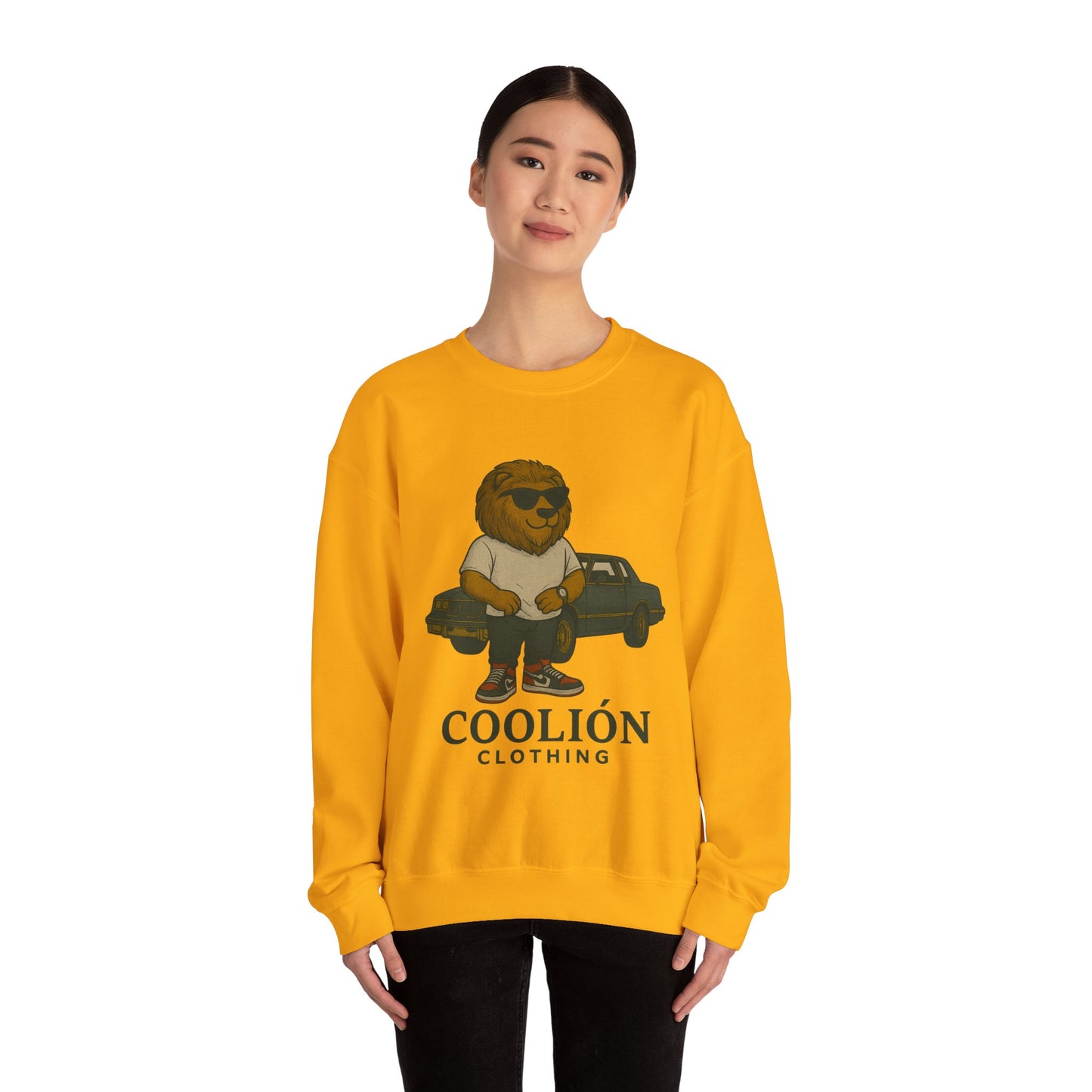 Coolión Clothing Unisex Heavy Blend™ Crewneck Sweatshirt, Fun Casual Sweater, Perfect for Gifts, Streetwear Style, Fashionable Coziness