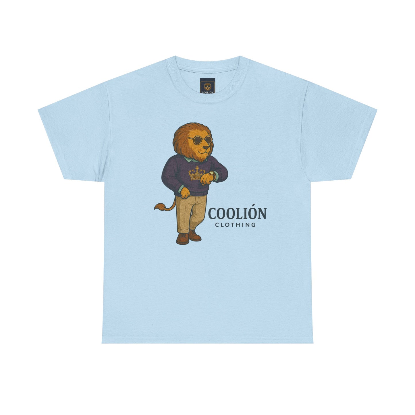Coolión Clothing Time is Money Graphic Tee for Unisex, Casual Wear, Gift for Lion Lovers, Summer Outfit, Birthday Present, Streetwear Style