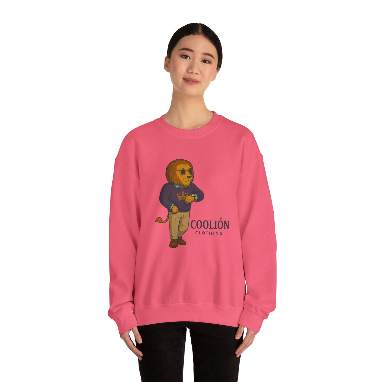 Coolión Clothing Time is Money Crewneck Sweatshirt | Unisex Fashion | Cozy Gift for Animal Lovers | Casual Wear | Streetwear Inspired