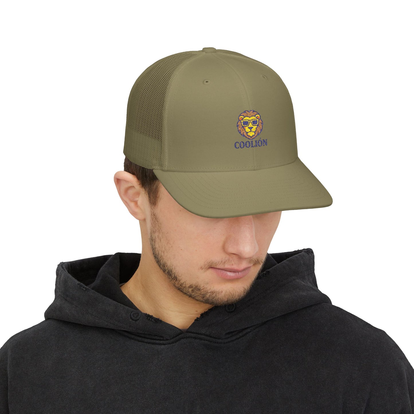 Cool Lion Snapback Trucker Cap - Stylish Embroidered Hat for Outdoor Fun, Festivals, Gifts, Casual Wear, and Everyday Style