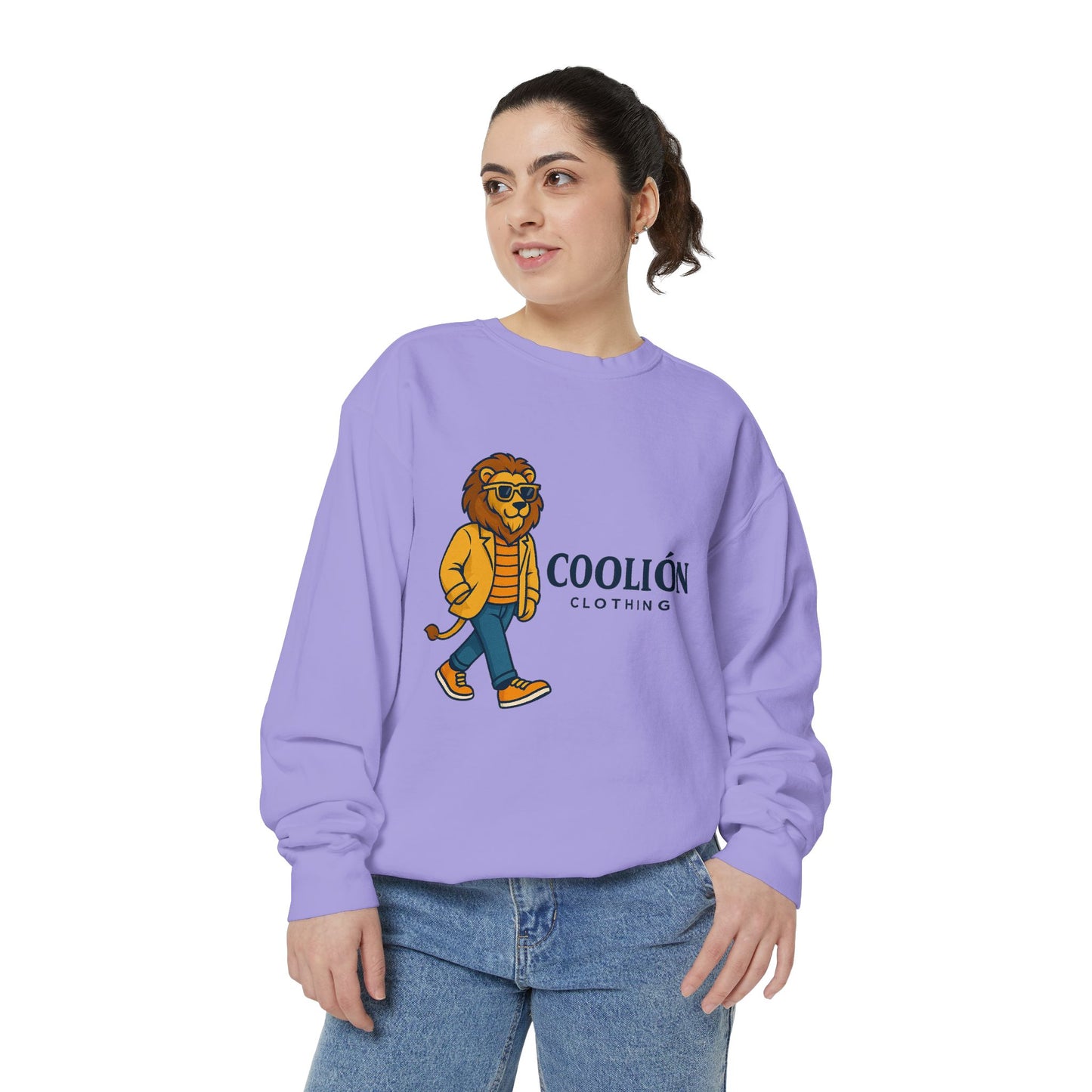 Chill Vibes Sweatshirt - Unisex Garment-Dyed, Casual Style, Perfect for Cozy Days, Gifts for Friends, Cool Streetwear