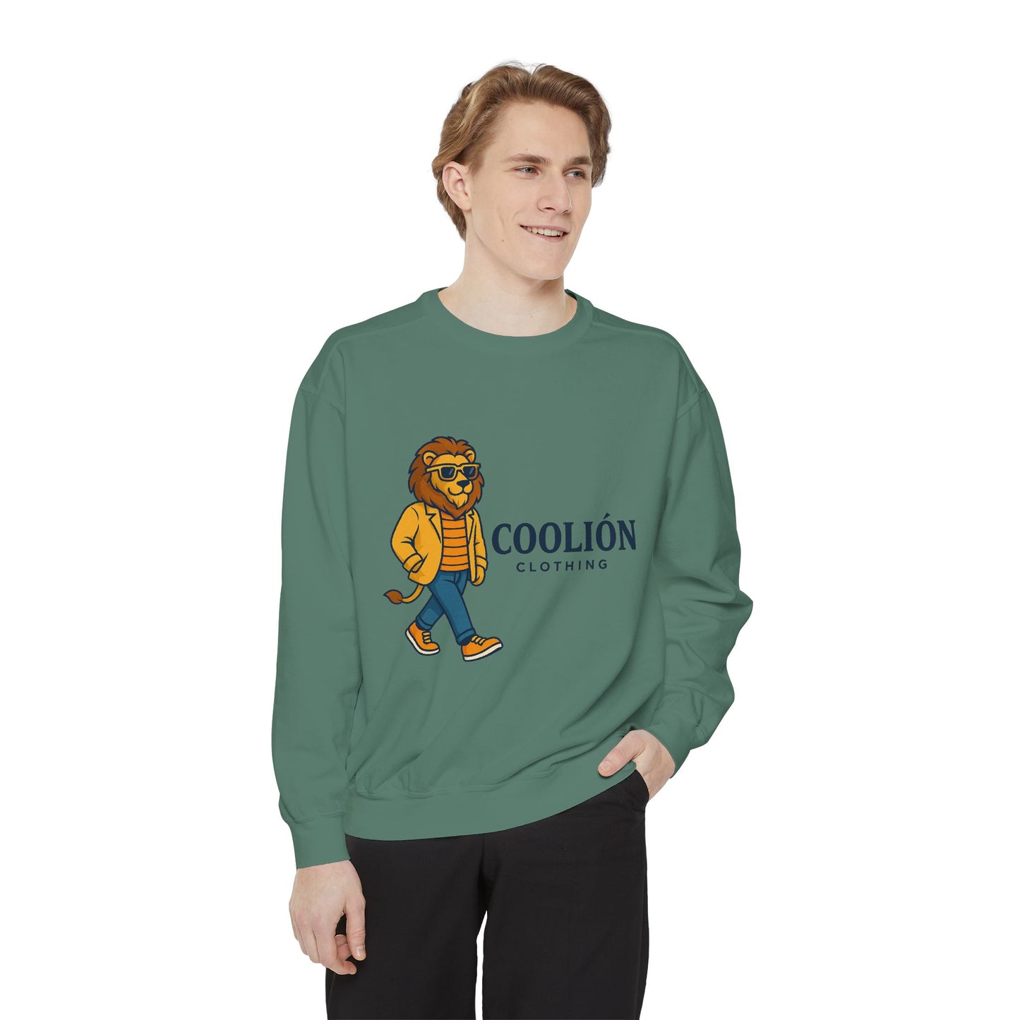 Chill Vibes Sweatshirt - Unisex Garment-Dyed, Casual Style, Perfect for Cozy Days, Gifts for Friends, Cool Streetwear