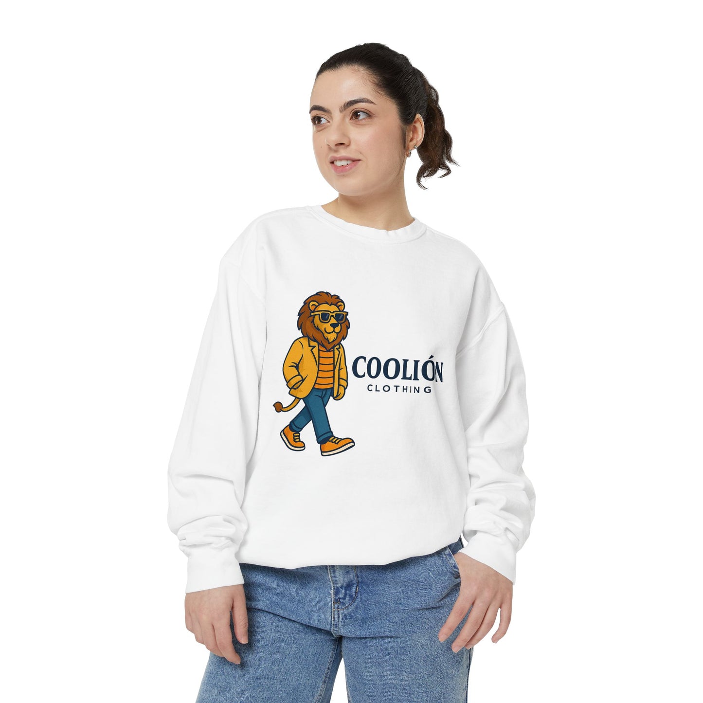 Chill Vibes Sweatshirt - Unisex Garment-Dyed, Casual Style, Perfect for Cozy Days, Gifts for Friends, Cool Streetwear
