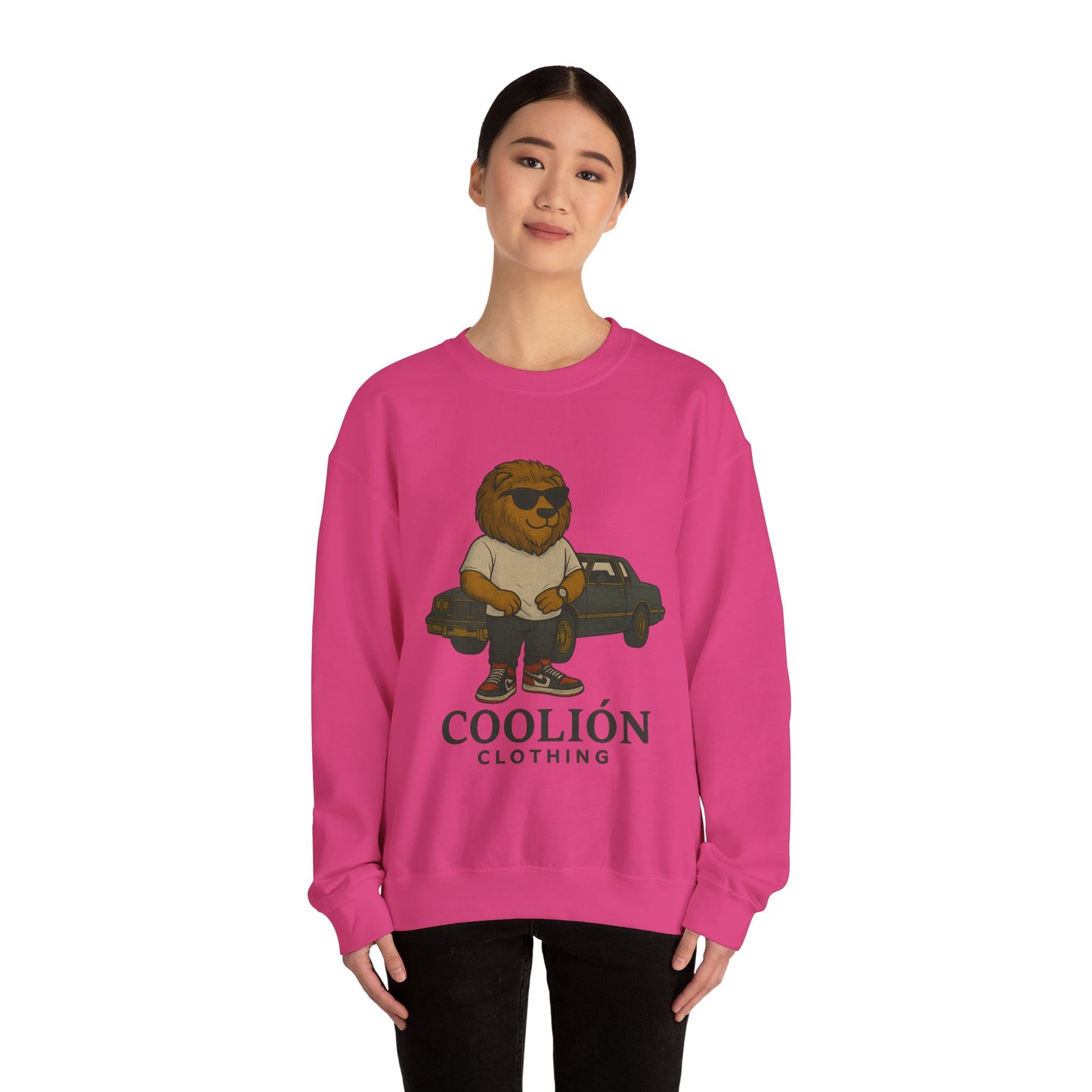 Coolión Clothing Unisex Heavy Blend™ Crewneck Sweatshirt, Fun Casual Sweater, Perfect for Gifts, Streetwear Style, Fashionable Coziness