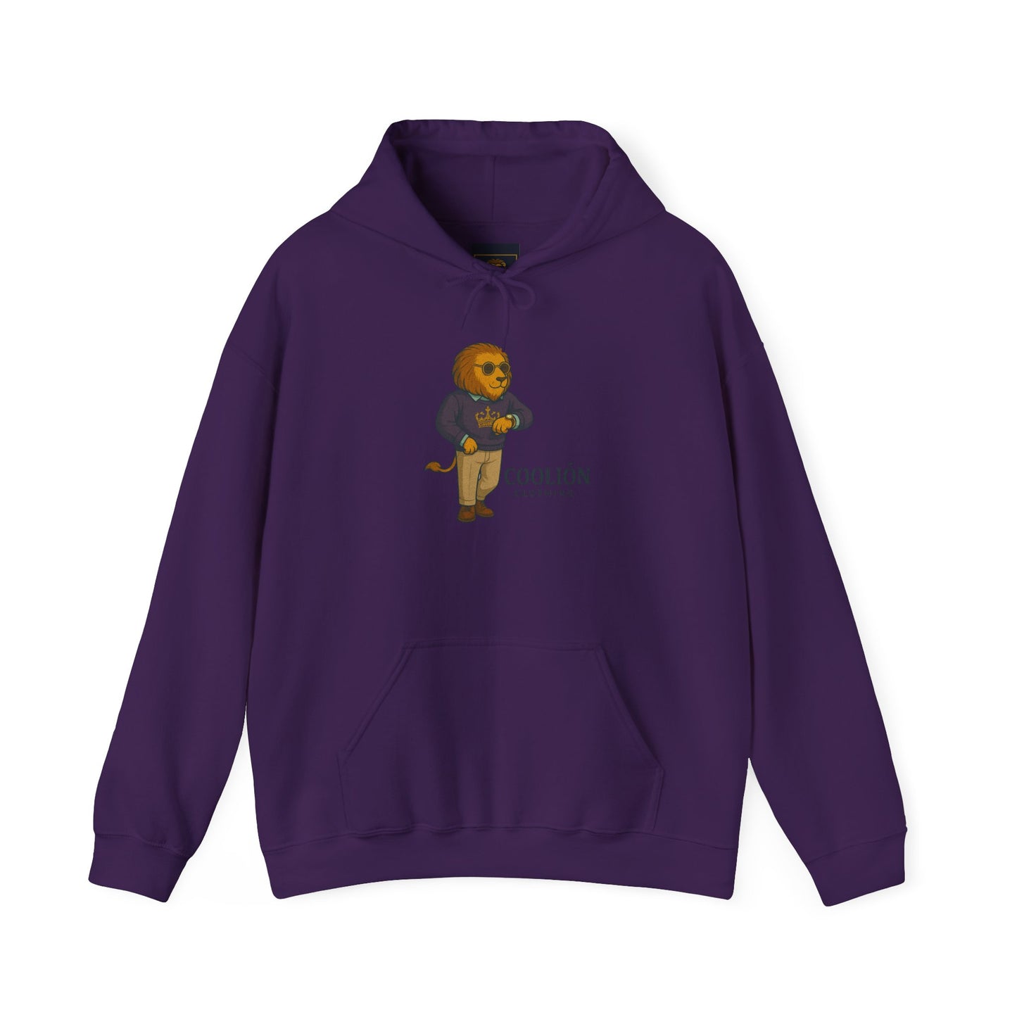 Coolión Clothing Time is Money Sweatshirt with Cool Lion Design, Unisex Hoodie, Casual Streetwear, Relaxed Fit, Perfect for Gifting