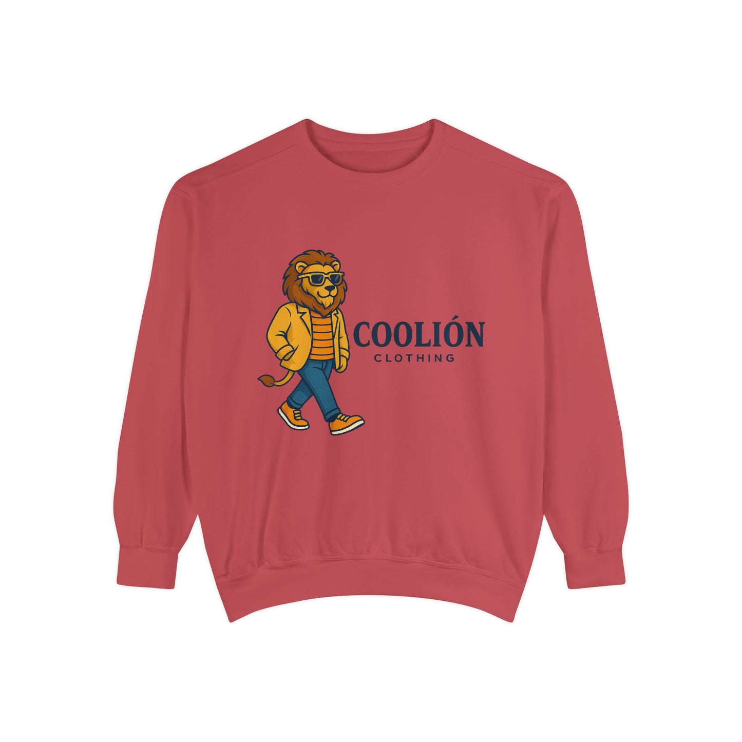 Chill Vibes Sweatshirt - Unisex Garment-Dyed, Casual Style, Perfect for Cozy Days, Gifts for Friends, Cool Streetwear