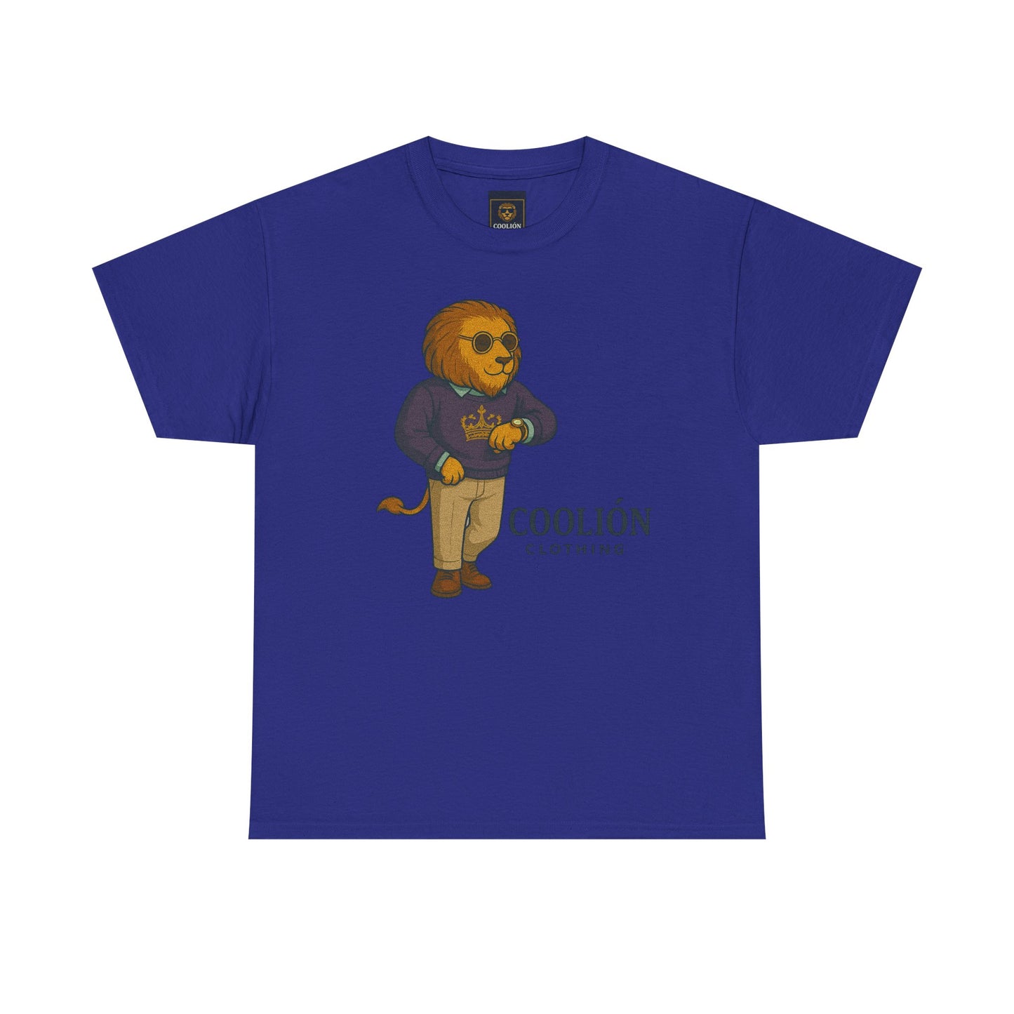 Coolión Clothing Time is Money Graphic Tee for Unisex, Casual Wear, Gift for Lion Lovers, Summer Outfit, Birthday Present, Streetwear Style