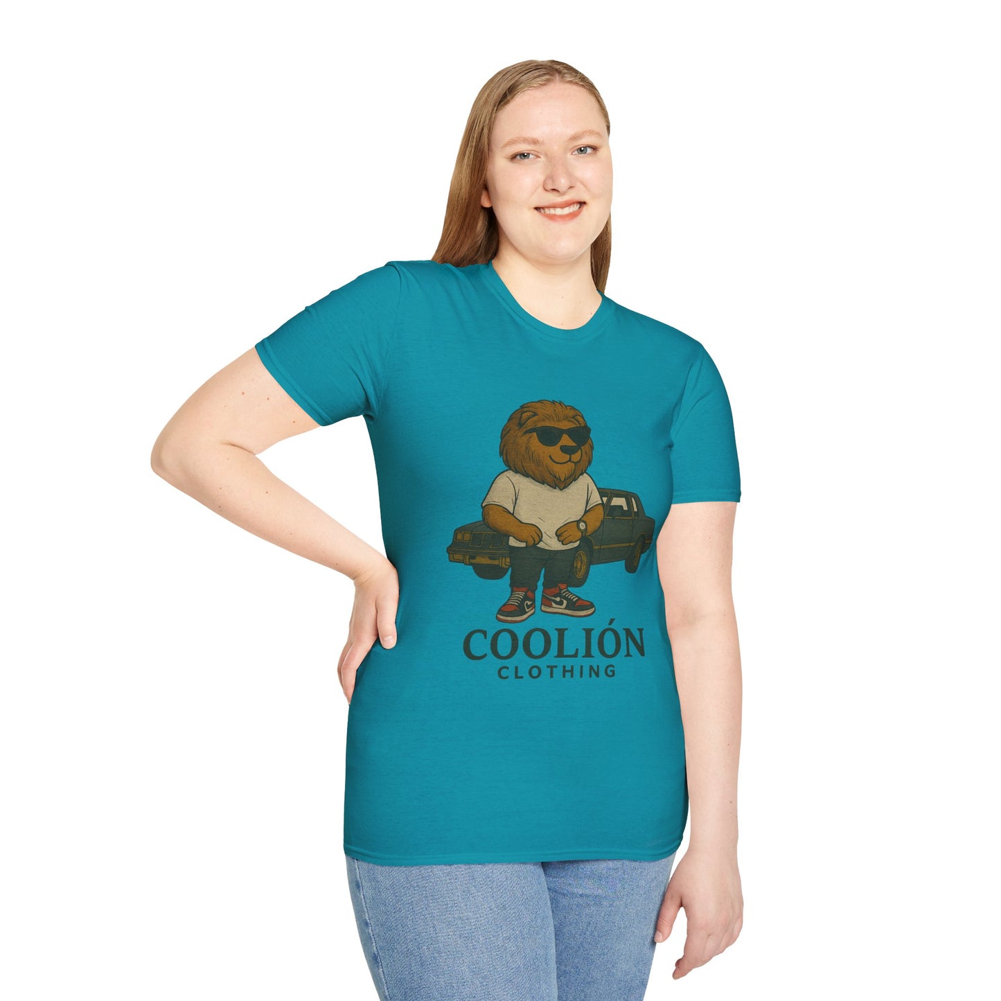Cool Lion Unisex T-Shirt | Streetwear Fashion, Graphic Tee, Casual Wear, Gift for Him, Trendy Apparel