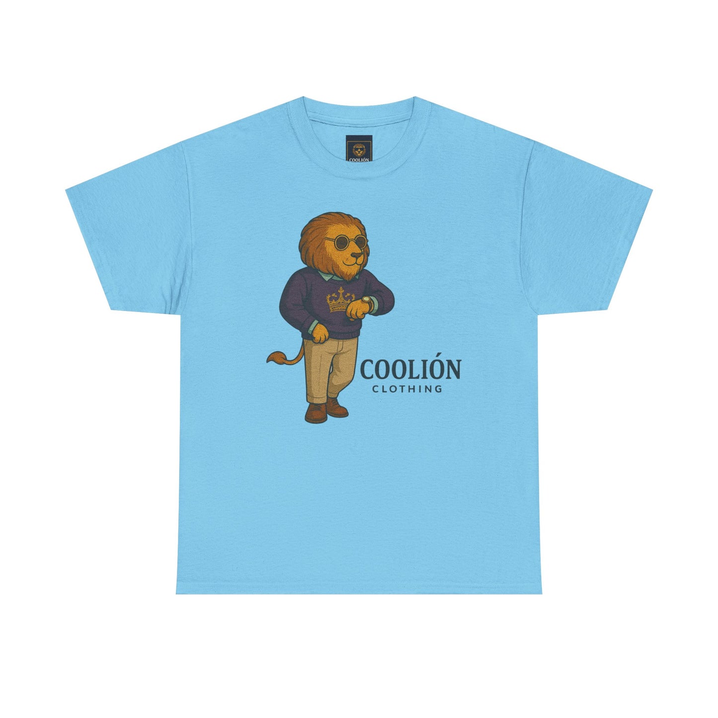 Coolión Clothing Time is Money Graphic Tee for Unisex, Casual Wear, Gift for Lion Lovers, Summer Outfit, Birthday Present, Streetwear Style