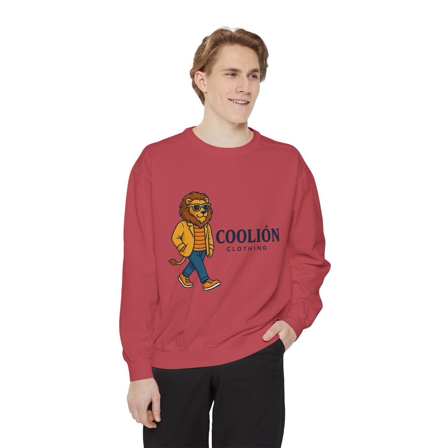 Chill Vibes Sweatshirt - Unisex Garment-Dyed, Casual Style, Perfect for Cozy Days, Gifts for Friends, Cool Streetwear