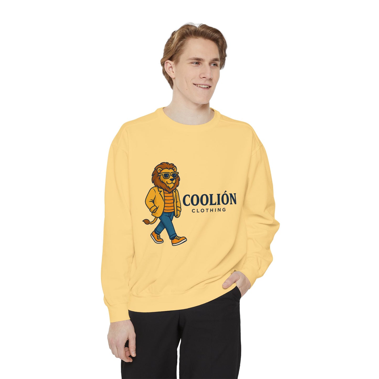 Chill Vibes Sweatshirt - Unisex Garment-Dyed, Casual Style, Perfect for Cozy Days, Gifts for Friends, Cool Streetwear