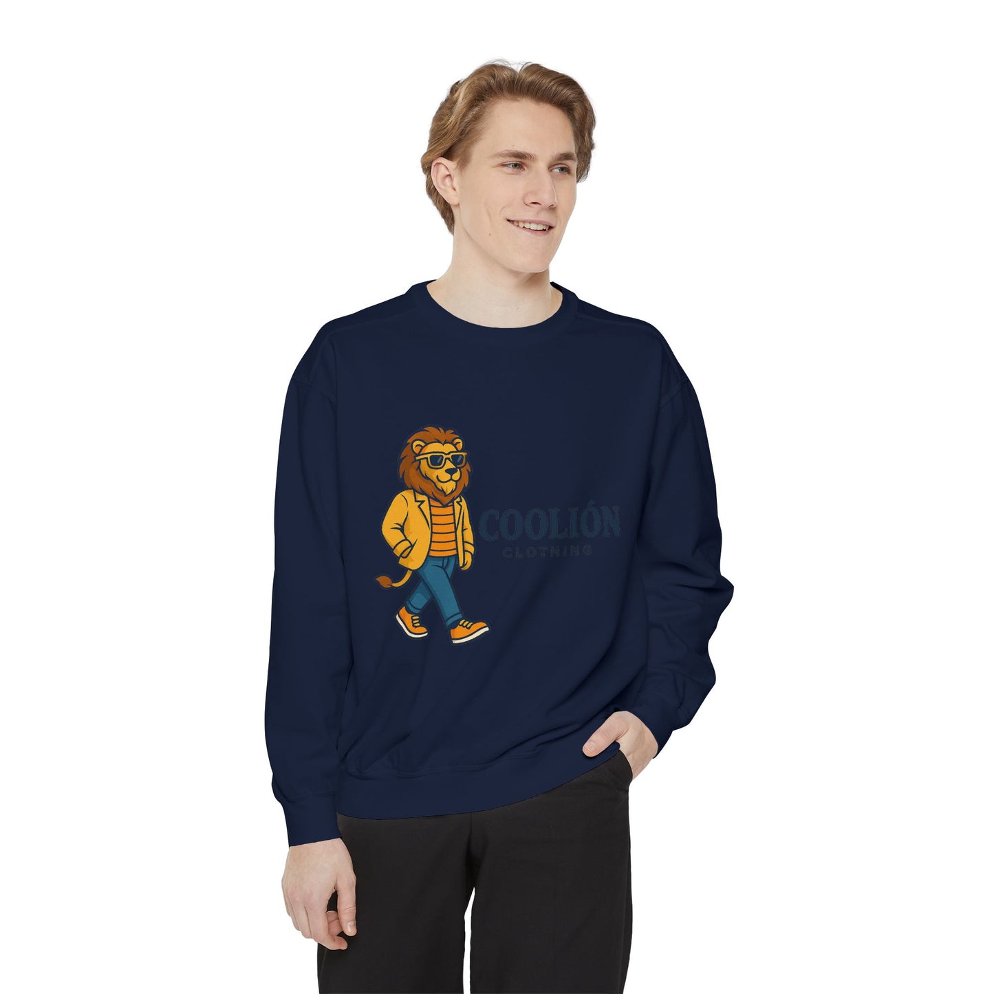 Chill Vibes Sweatshirt - Unisex Garment-Dyed, Casual Style, Perfect for Cozy Days, Gifts for Friends, Cool Streetwear