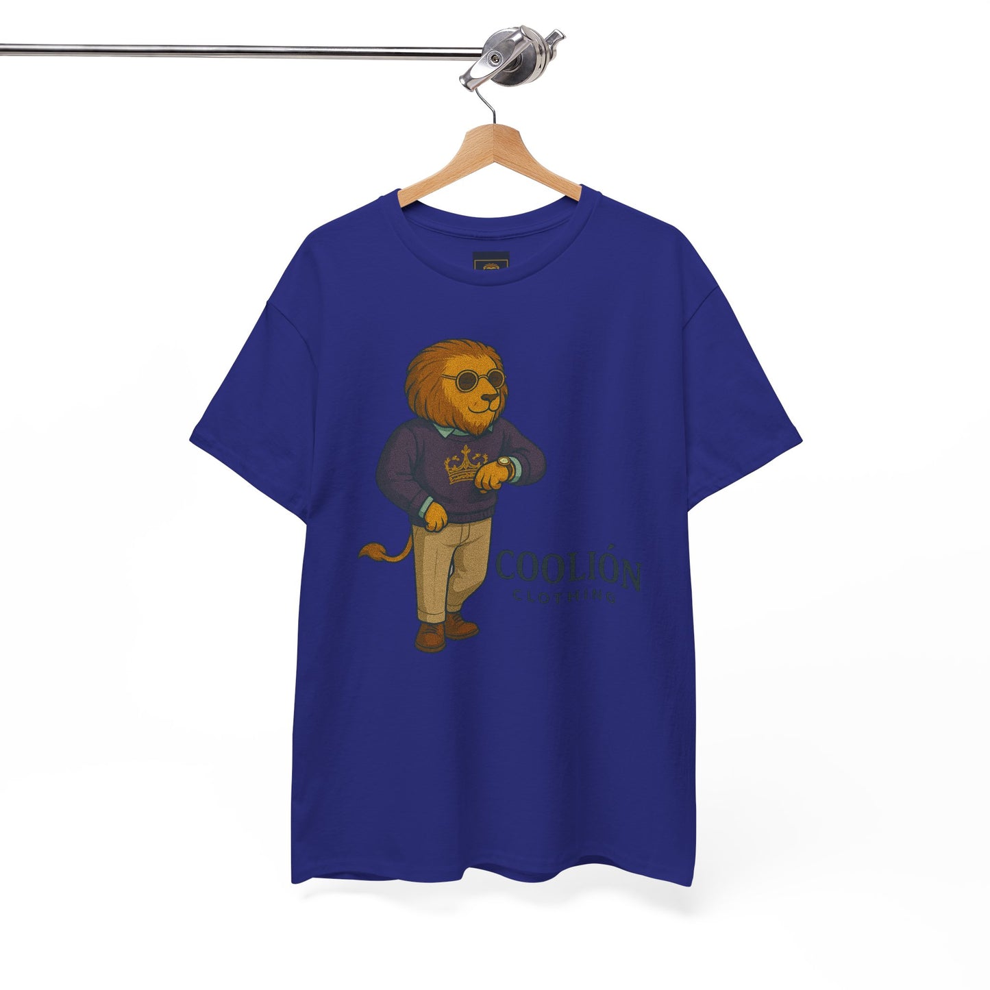 Coolión Clothing Time is Money Graphic Tee for Unisex, Casual Wear, Gift for Lion Lovers, Summer Outfit, Birthday Present, Streetwear Style