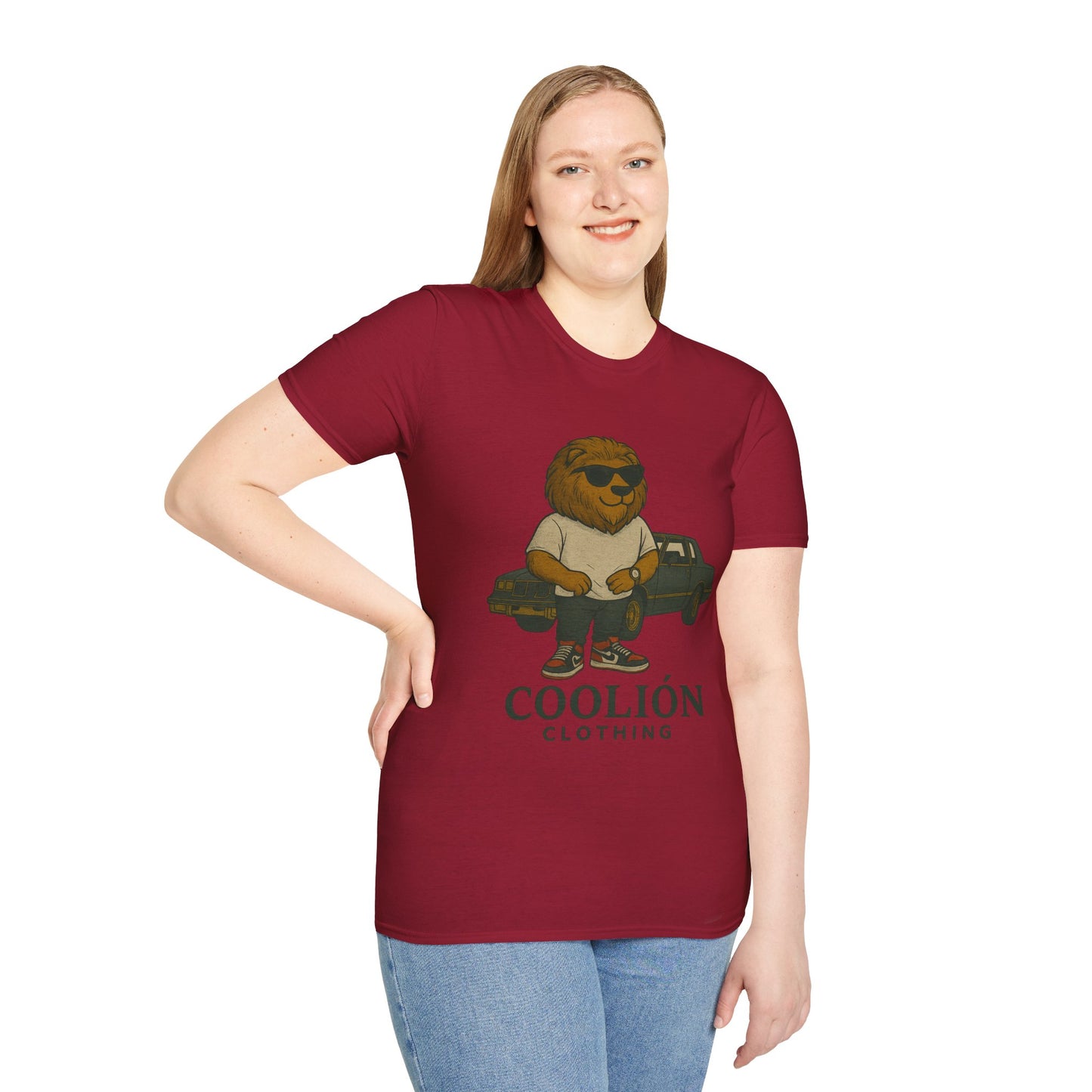 Cool Lion Unisex T-Shirt | Streetwear Fashion, Graphic Tee, Casual Wear, Gift for Him, Trendy Apparel