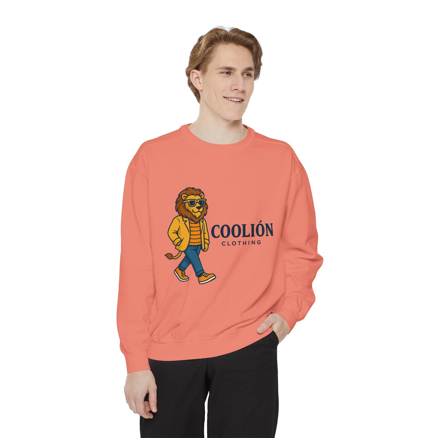Chill Vibes Sweatshirt - Unisex Garment-Dyed, Casual Style, Perfect for Cozy Days, Gifts for Friends, Cool Streetwear