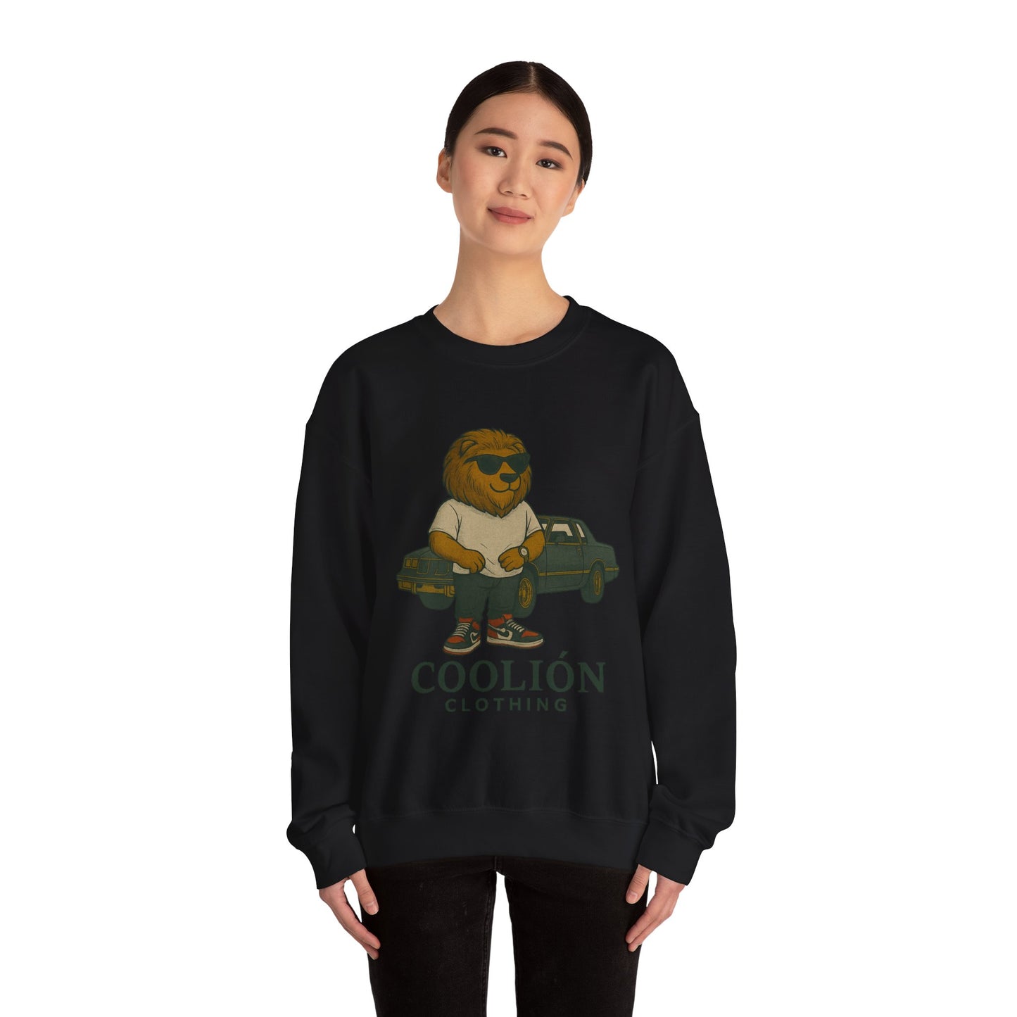 Coolión Clothing Unisex Heavy Blend™ Crewneck Sweatshirt, Fun Casual Sweater, Perfect for Gifts, Streetwear Style, Fashionable Coziness