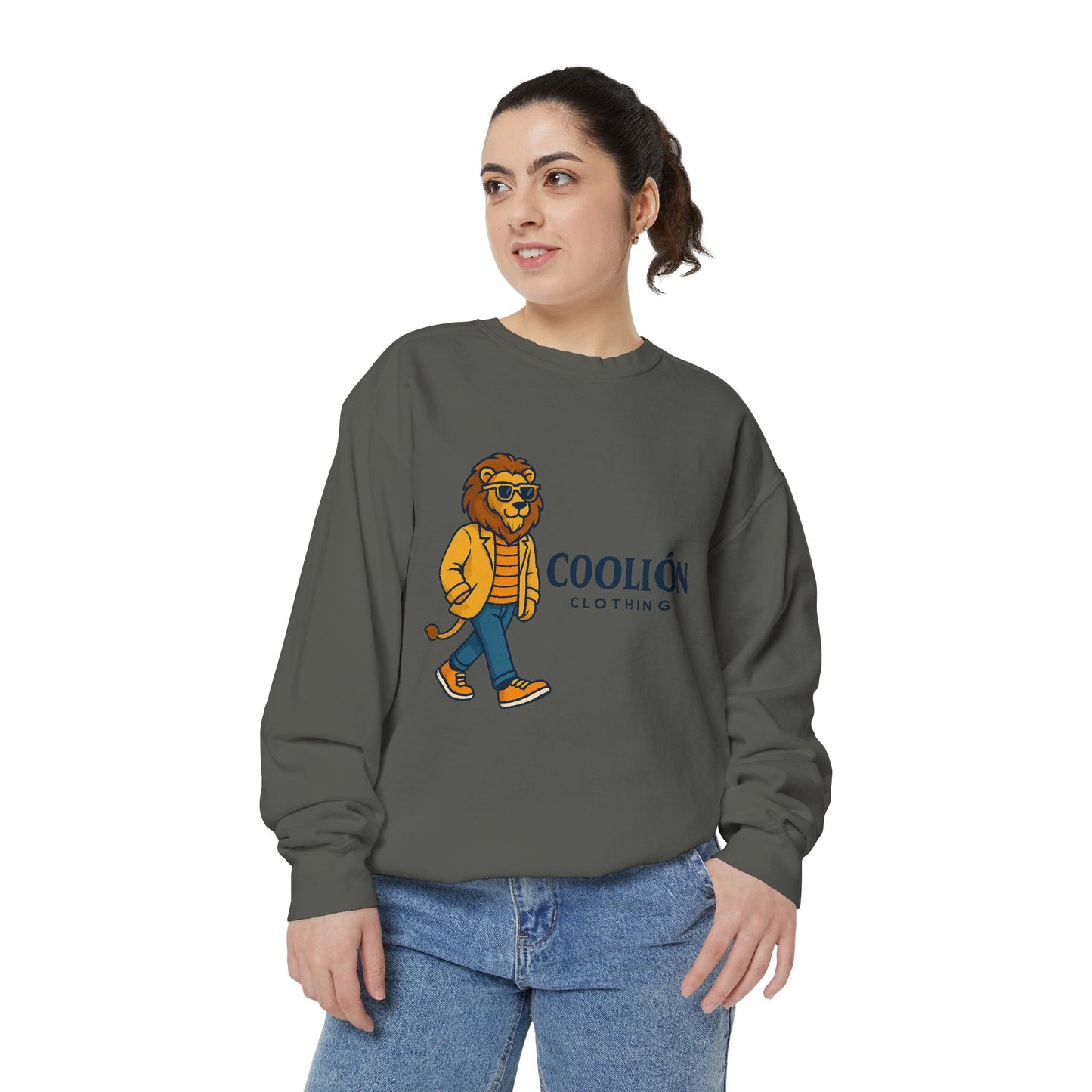 Chill Vibes Sweatshirt - Unisex Garment-Dyed, Casual Style, Perfect for Cozy Days, Gifts for Friends, Cool Streetwear