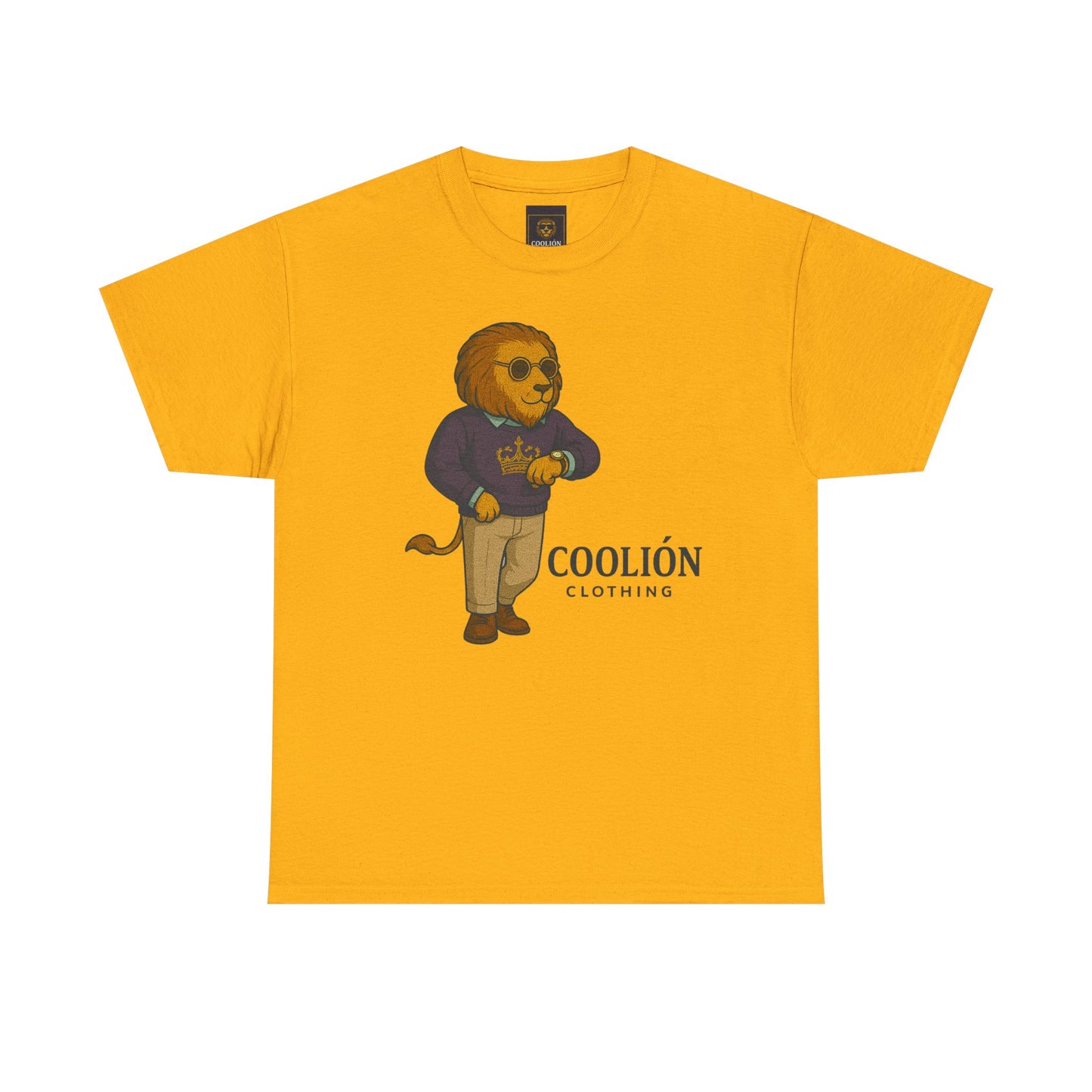 Coolión Clothing Time is Money Graphic Tee for Unisex, Casual Wear, Gift for Lion Lovers, Summer Outfit, Birthday Present, Streetwear Style