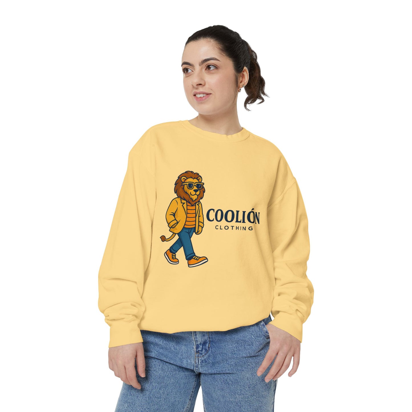 Chill Vibes Sweatshirt - Unisex Garment-Dyed, Casual Style, Perfect for Cozy Days, Gifts for Friends, Cool Streetwear