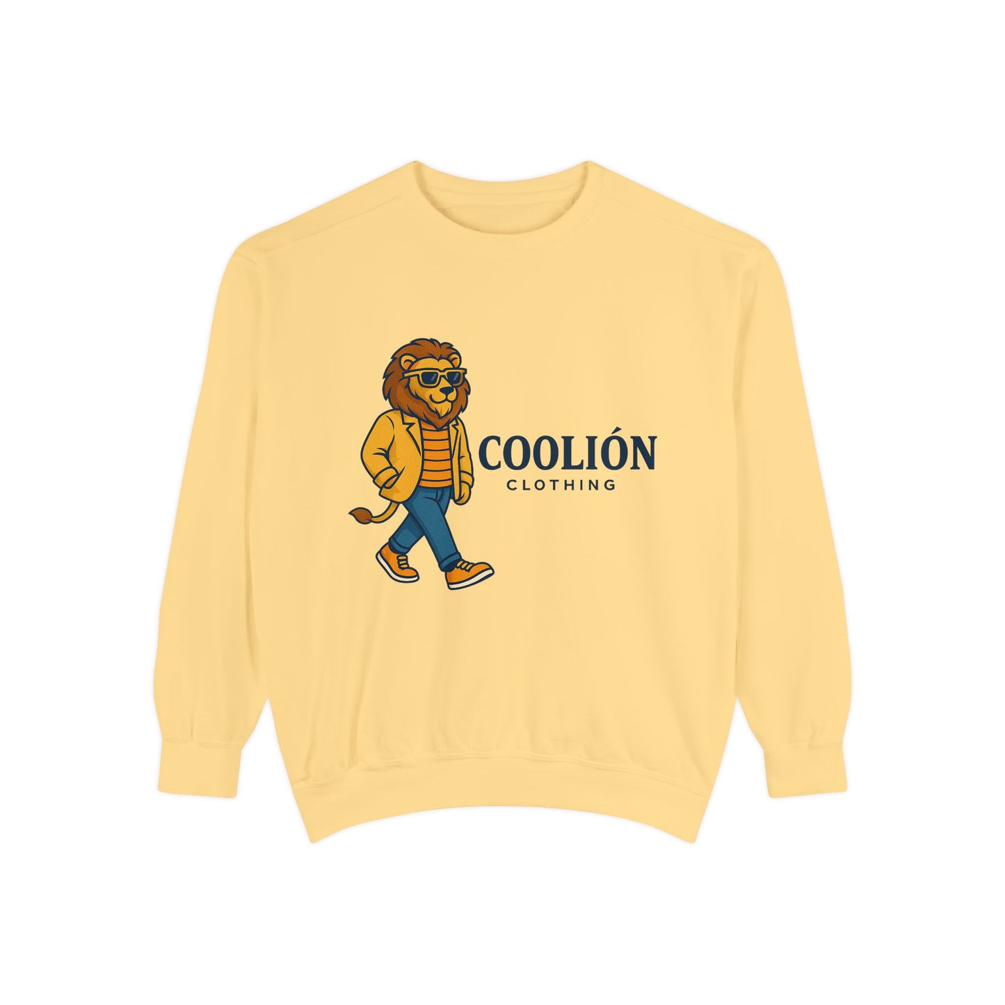 Chill Vibes Sweatshirt - Unisex Garment-Dyed, Casual Style, Perfect for Cozy Days, Gifts for Friends, Cool Streetwear