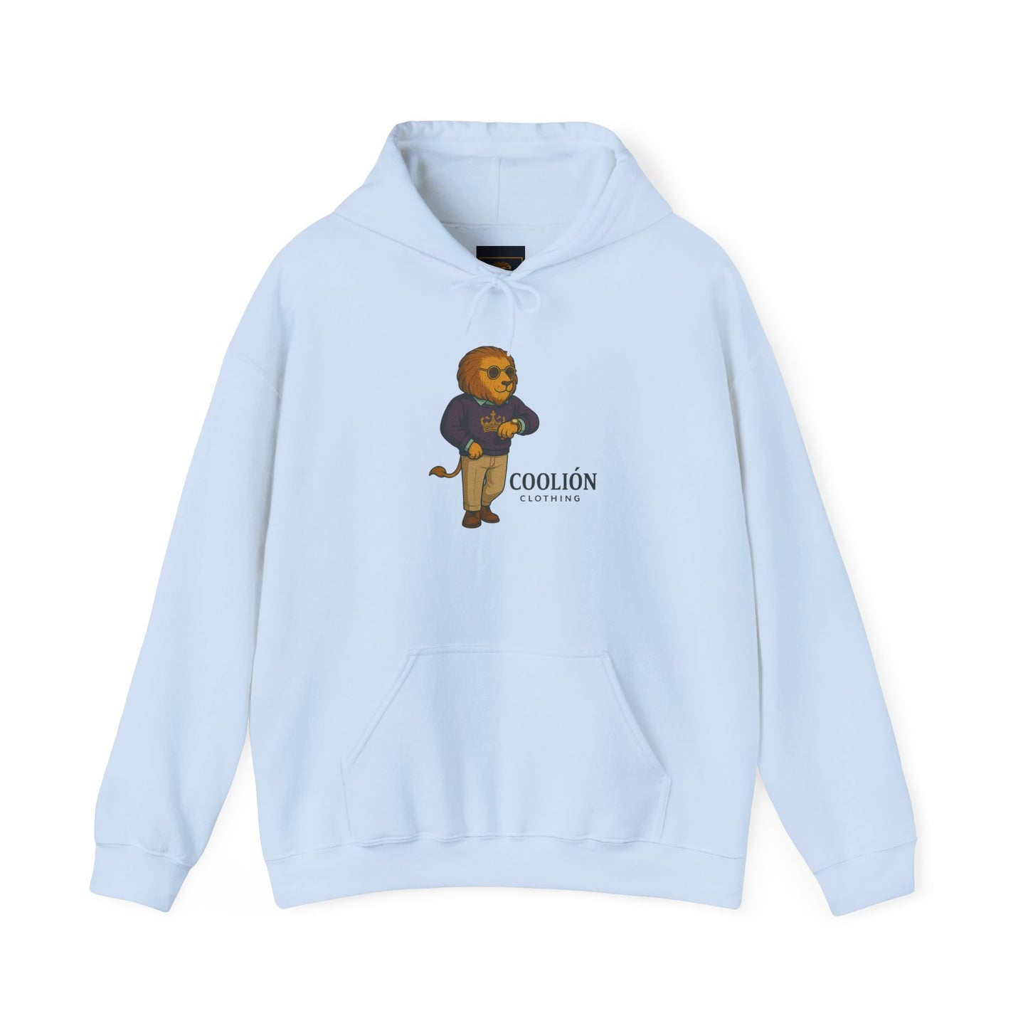 Coolión Clothing Time is Money Sweatshirt with Cool Lion Design, Unisex Hoodie, Casual Streetwear, Relaxed Fit, Perfect for Gifting
