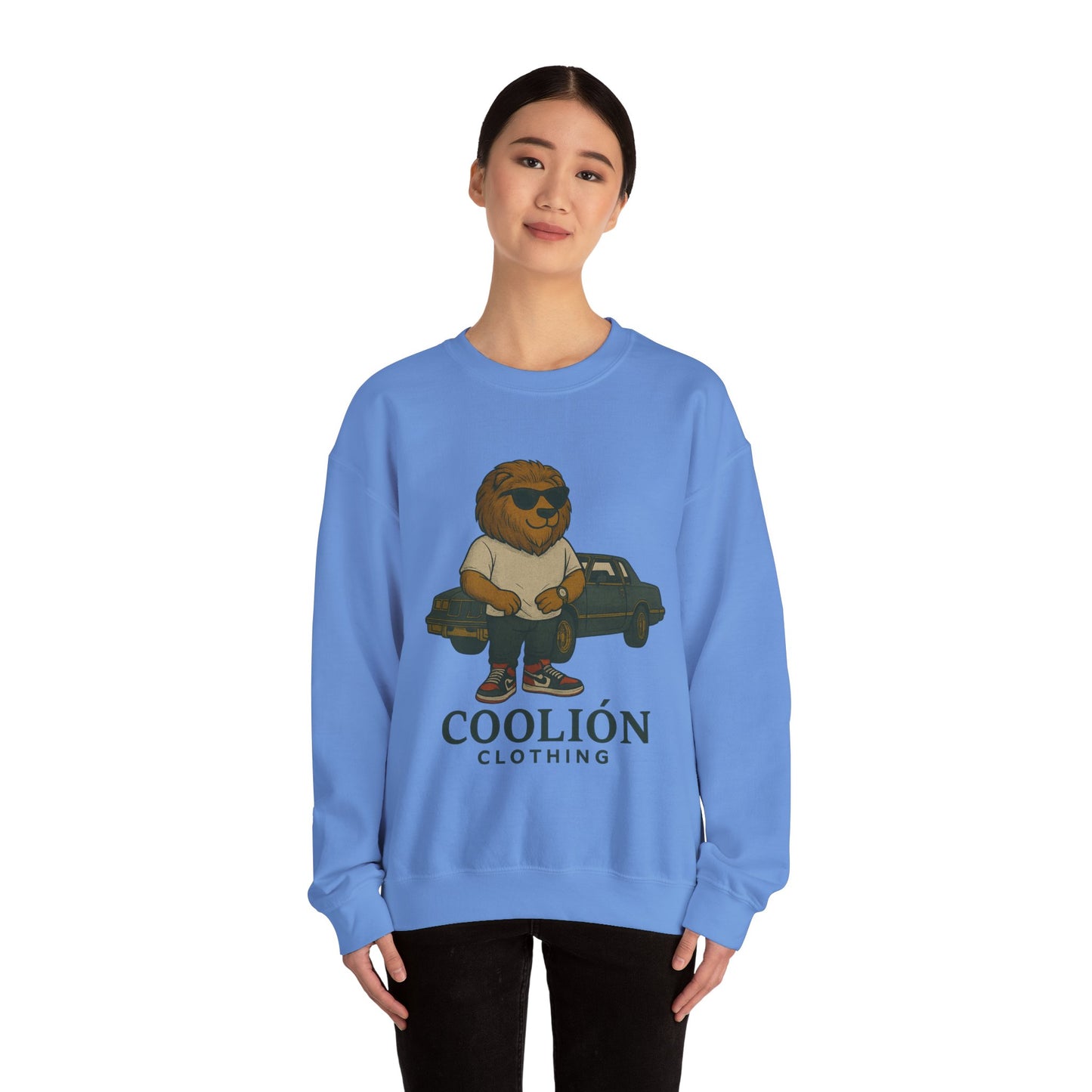Coolión Clothing Unisex Heavy Blend™ Crewneck Sweatshirt, Fun Casual Sweater, Perfect for Gifts, Streetwear Style, Fashionable Coziness
