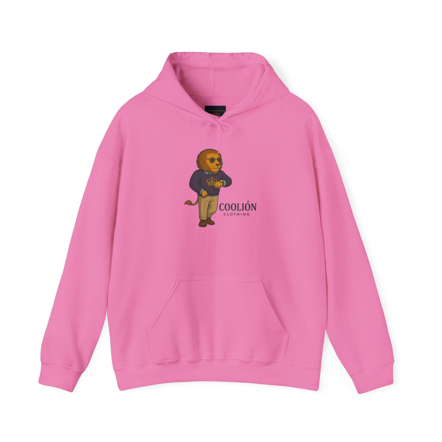 Coolión Clothing Time is Money Sweatshirt with Cool Lion Design, Unisex Hoodie, Casual Streetwear, Relaxed Fit, Perfect for Gifting