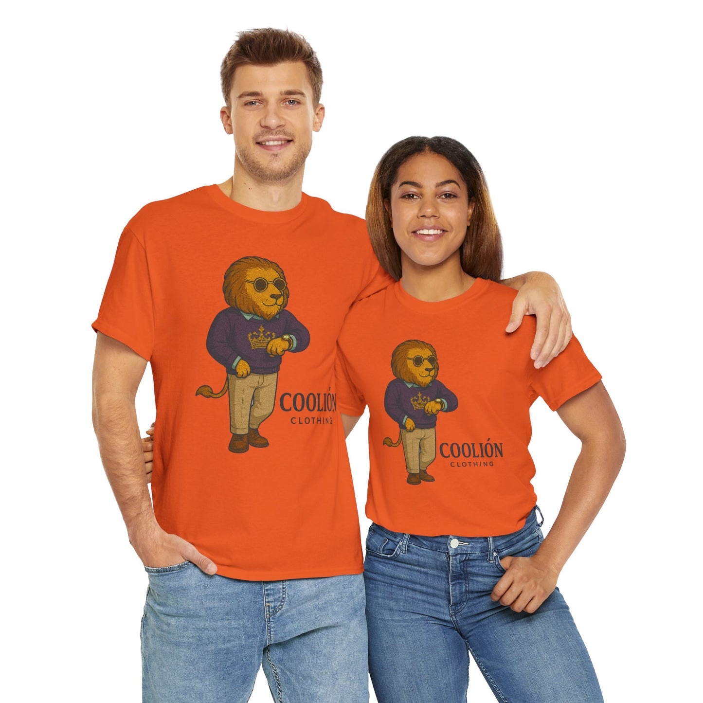 Coolión Clothing Time is Money Graphic Tee for Unisex, Casual Wear, Gift for Lion Lovers, Summer Outfit, Birthday Present, Streetwear Style