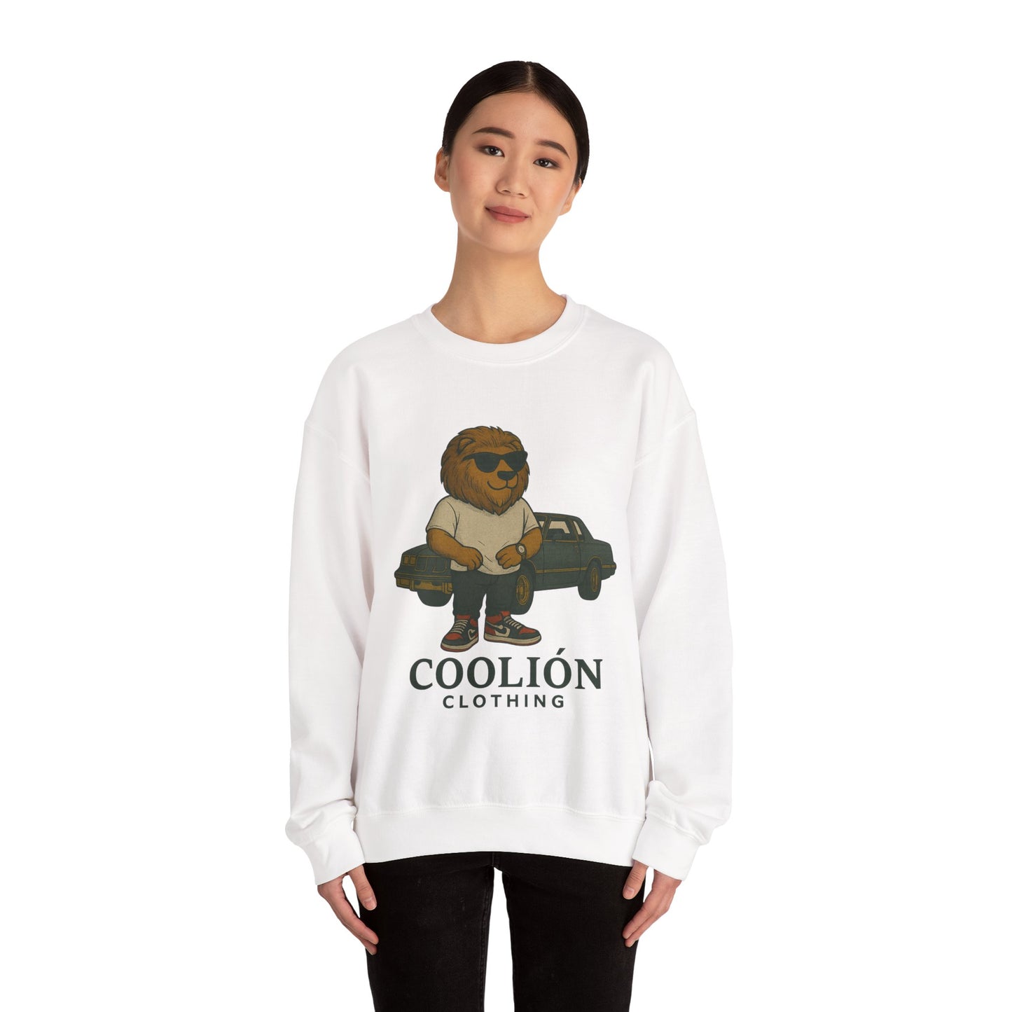 Coolión Clothing Unisex Heavy Blend™ Crewneck Sweatshirt, Fun Casual Sweater, Perfect for Gifts, Streetwear Style, Fashionable Coziness