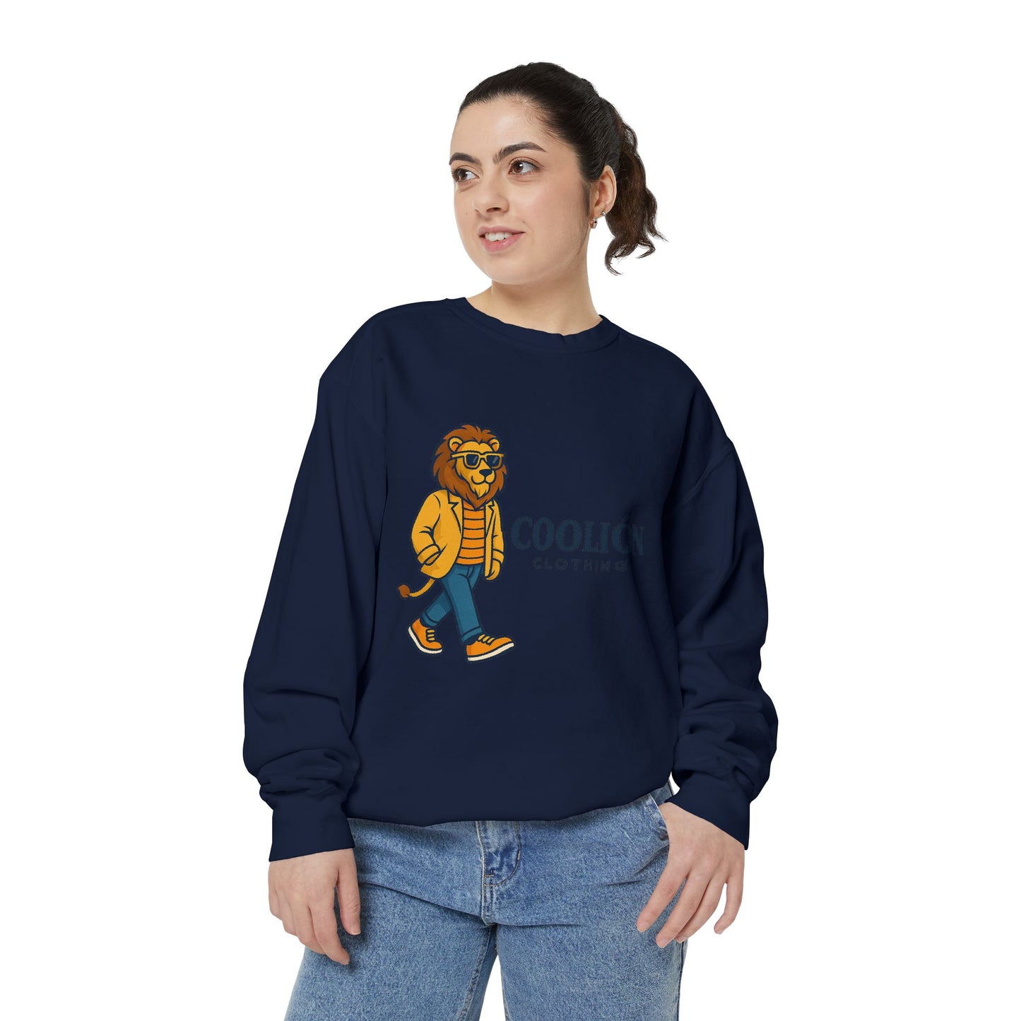 Chill Vibes Sweatshirt - Unisex Garment-Dyed, Casual Style, Perfect for Cozy Days, Gifts for Friends, Cool Streetwear