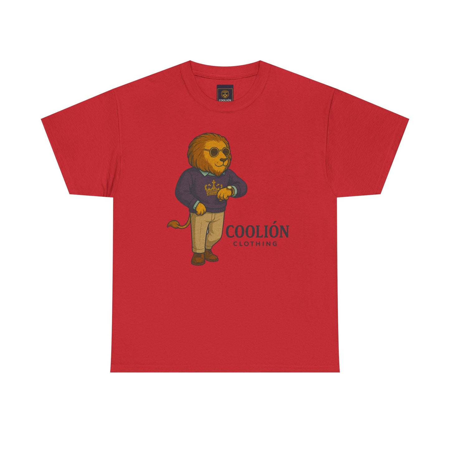 Coolión Clothing Time is Money Graphic Tee for Unisex, Casual Wear, Gift for Lion Lovers, Summer Outfit, Birthday Present, Streetwear Style
