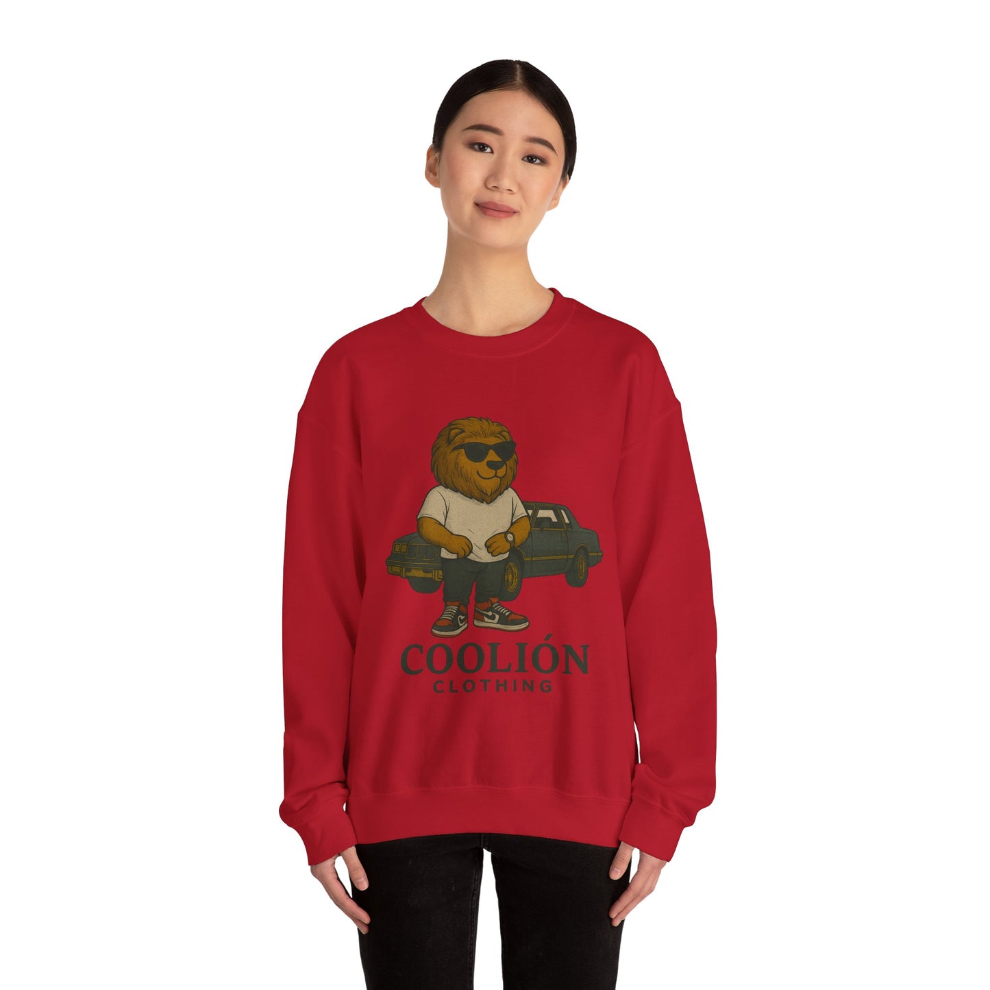 Coolión Clothing Unisex Heavy Blend™ Crewneck Sweatshirt, Fun Casual Sweater, Perfect for Gifts, Streetwear Style, Fashionable Coziness