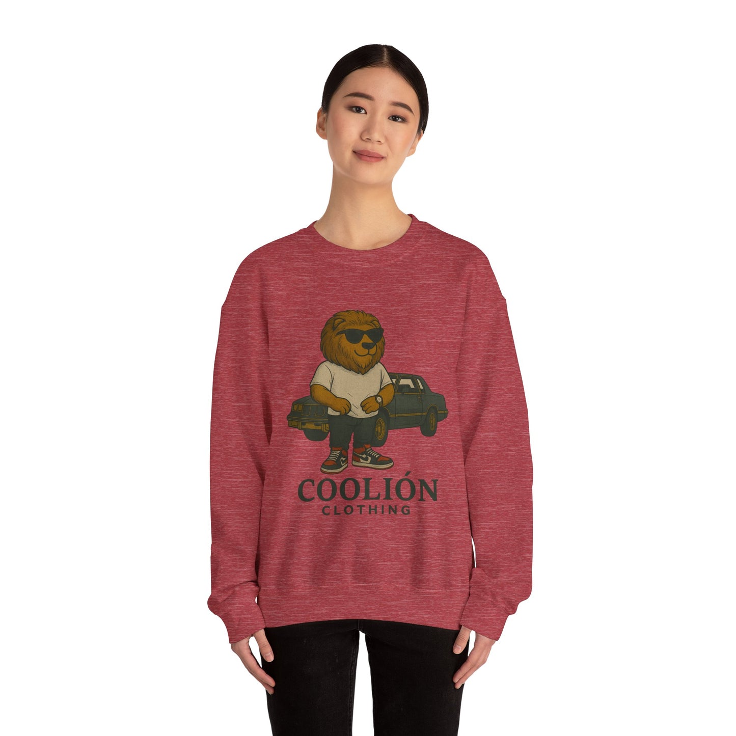 Coolión Clothing Unisex Heavy Blend™ Crewneck Sweatshirt, Fun Casual Sweater, Perfect for Gifts, Streetwear Style, Fashionable Coziness