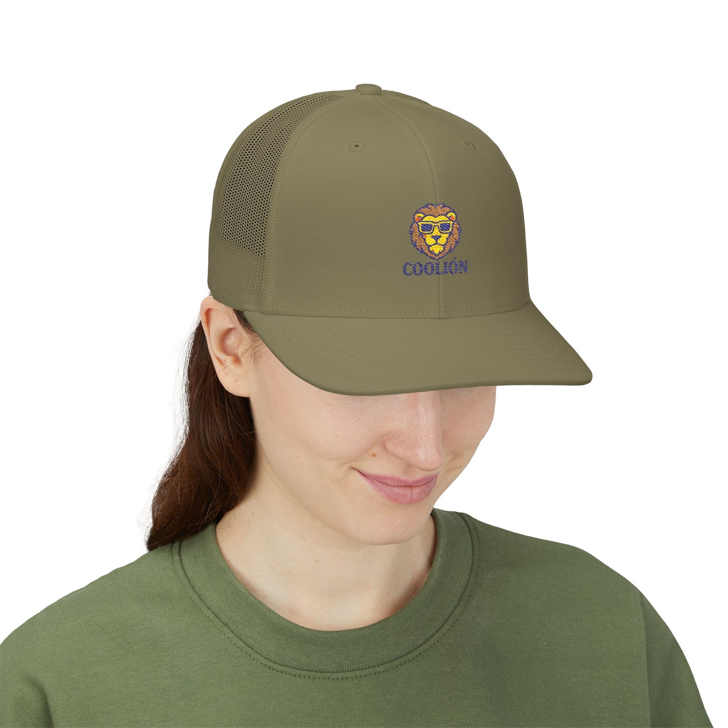 Cool Lion Snapback Trucker Cap - Stylish Embroidered Hat for Outdoor Fun, Festivals, Gifts, Casual Wear, and Everyday Style