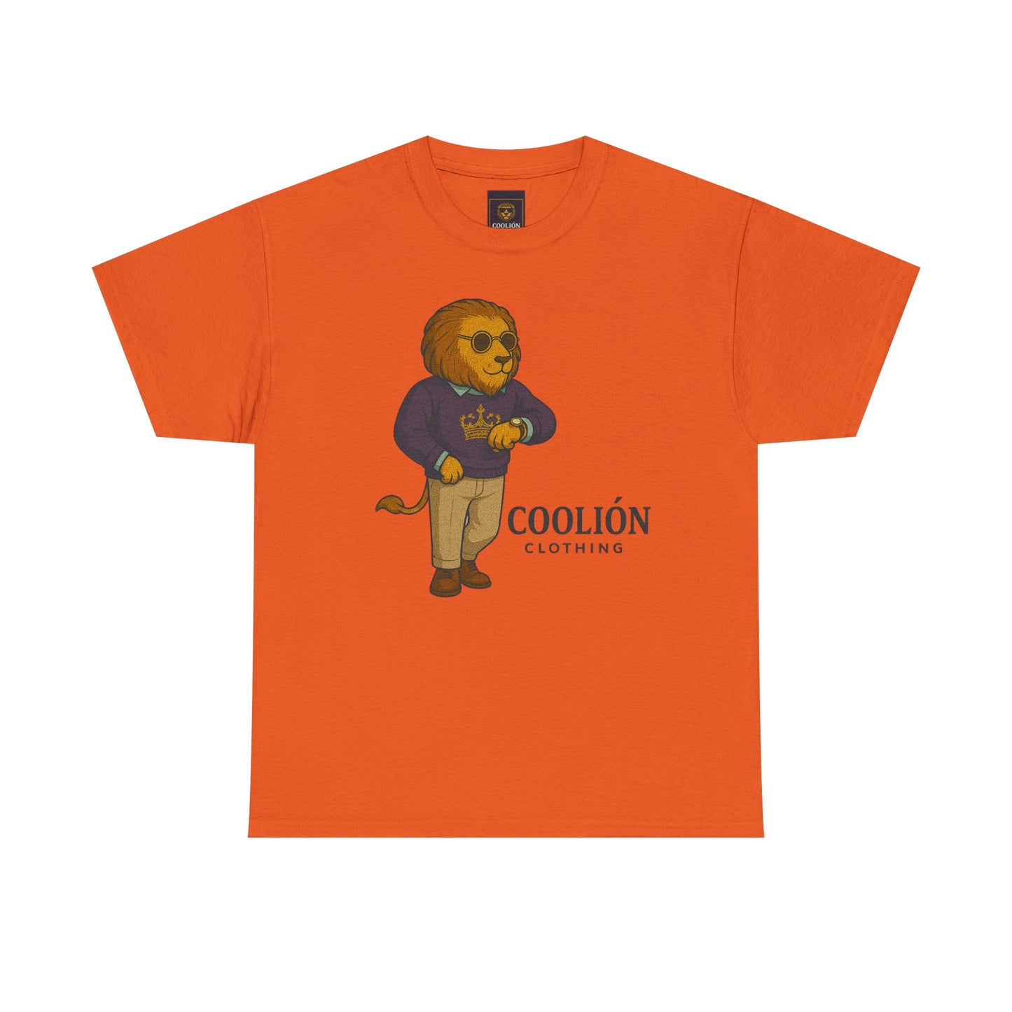 Coolión Clothing Time is Money Graphic Tee for Unisex, Casual Wear, Gift for Lion Lovers, Summer Outfit, Birthday Present, Streetwear Style