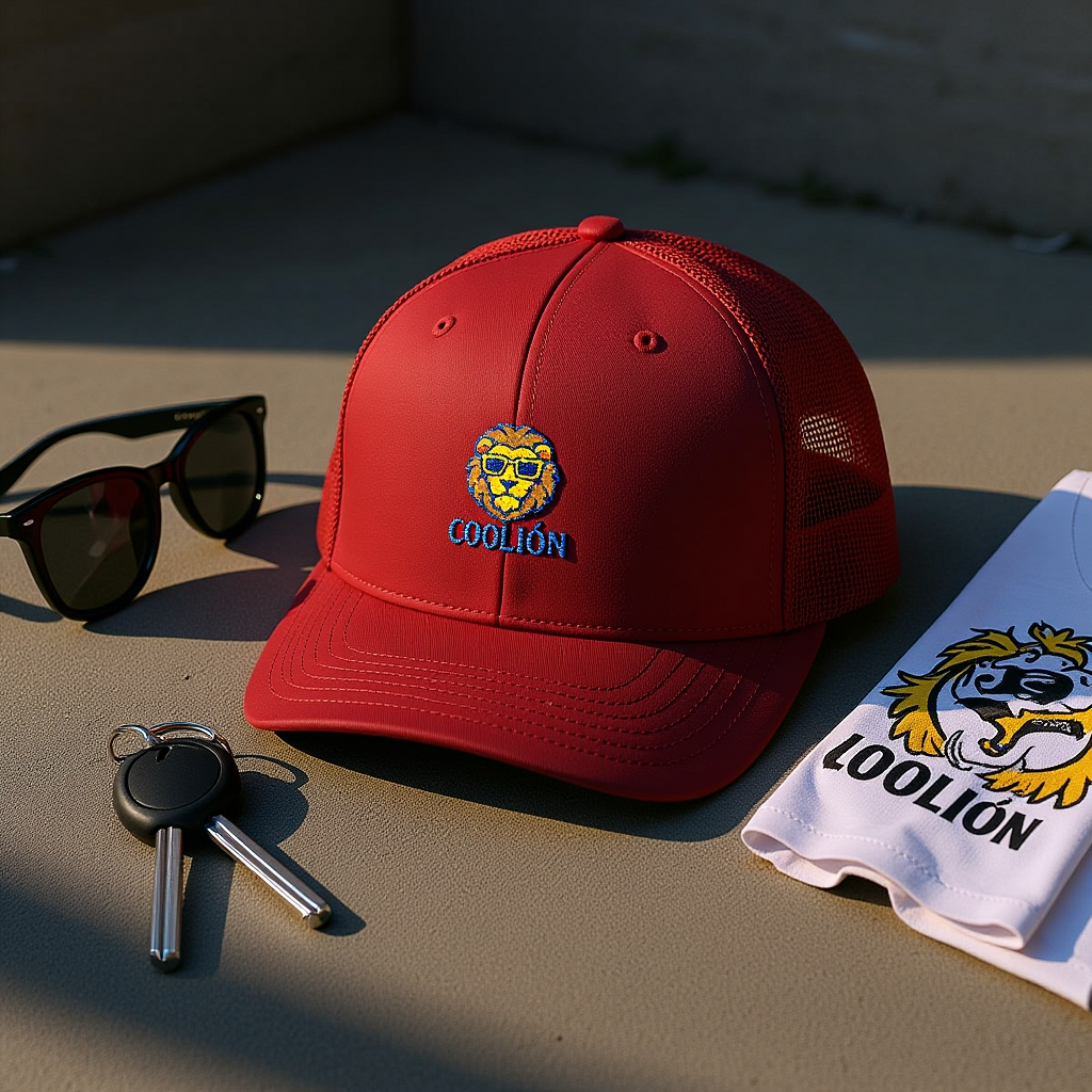 “Coolión Trucker Hat – Classic Lion Logo”