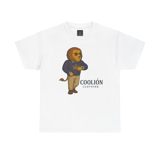 Coolión Clothing Time is Money Graphic Tee for Unisex, Casual Wear, Gift for Lion Lovers, Summer Outfit, Birthday Present, Streetwear Style