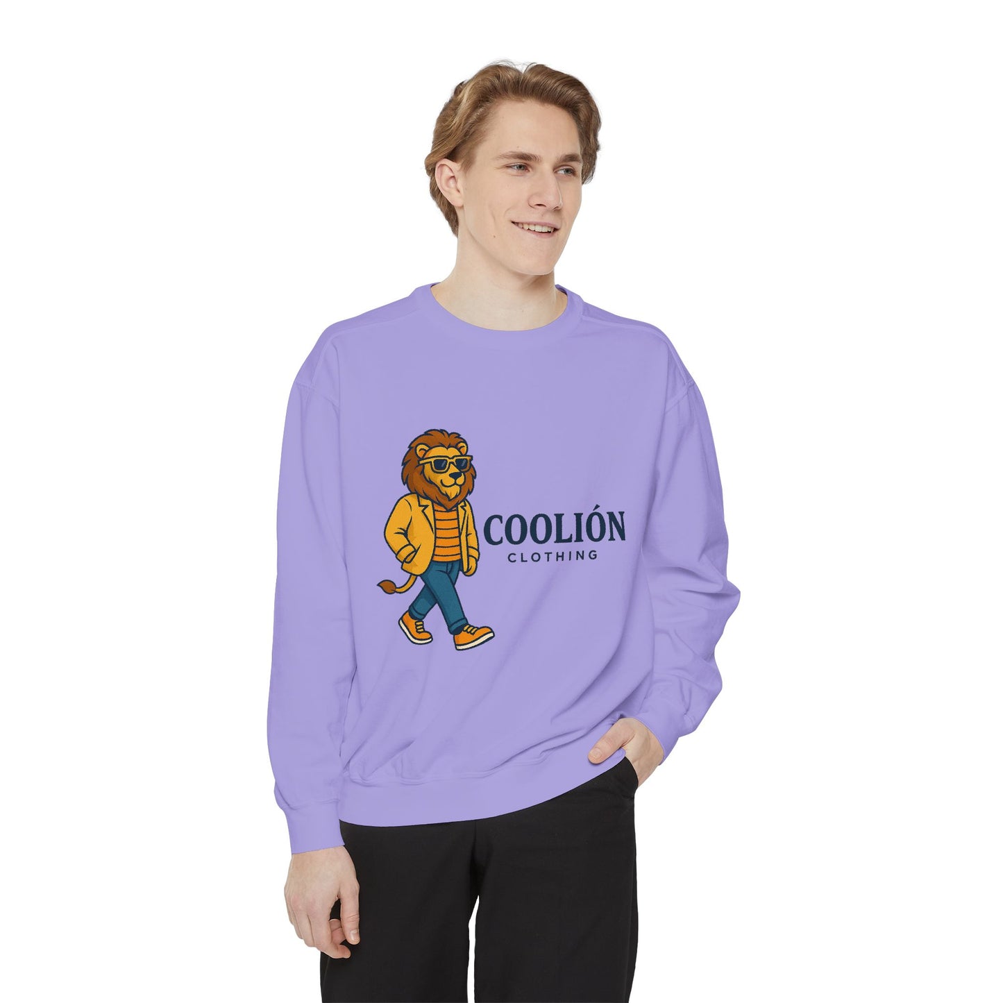 Chill Vibes Sweatshirt - Unisex Garment-Dyed, Casual Style, Perfect for Cozy Days, Gifts for Friends, Cool Streetwear
