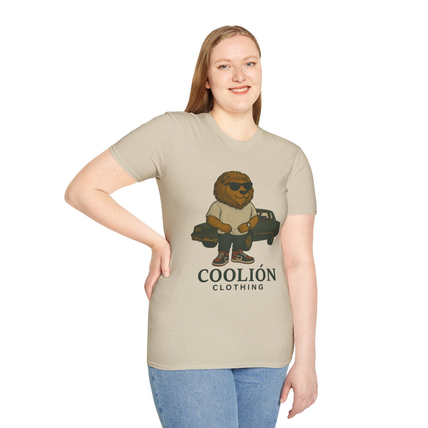 Cool Lion Unisex T-Shirt | Streetwear Fashion, Graphic Tee, Casual Wear, Gift for Him, Trendy Apparel
