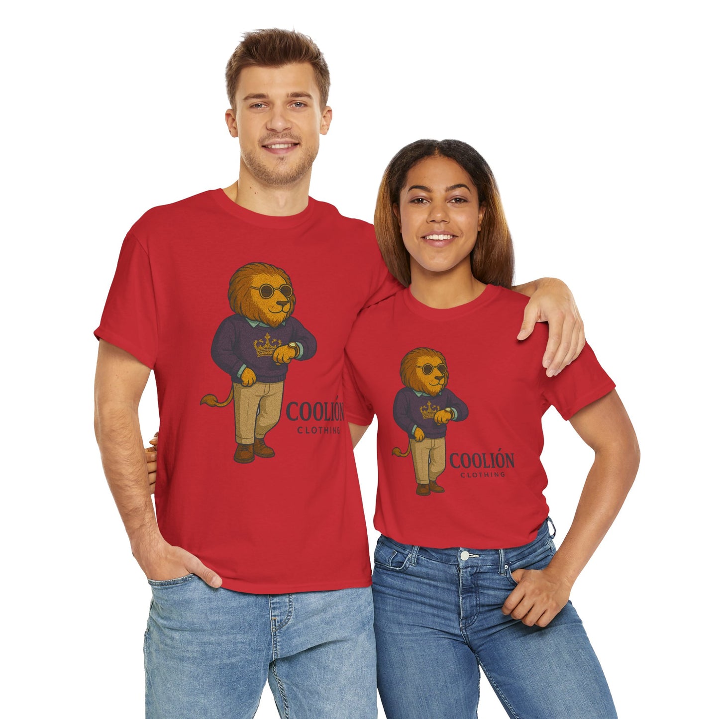 Coolión Clothing Time is Money Graphic Tee for Unisex, Casual Wear, Gift for Lion Lovers, Summer Outfit, Birthday Present, Streetwear Style